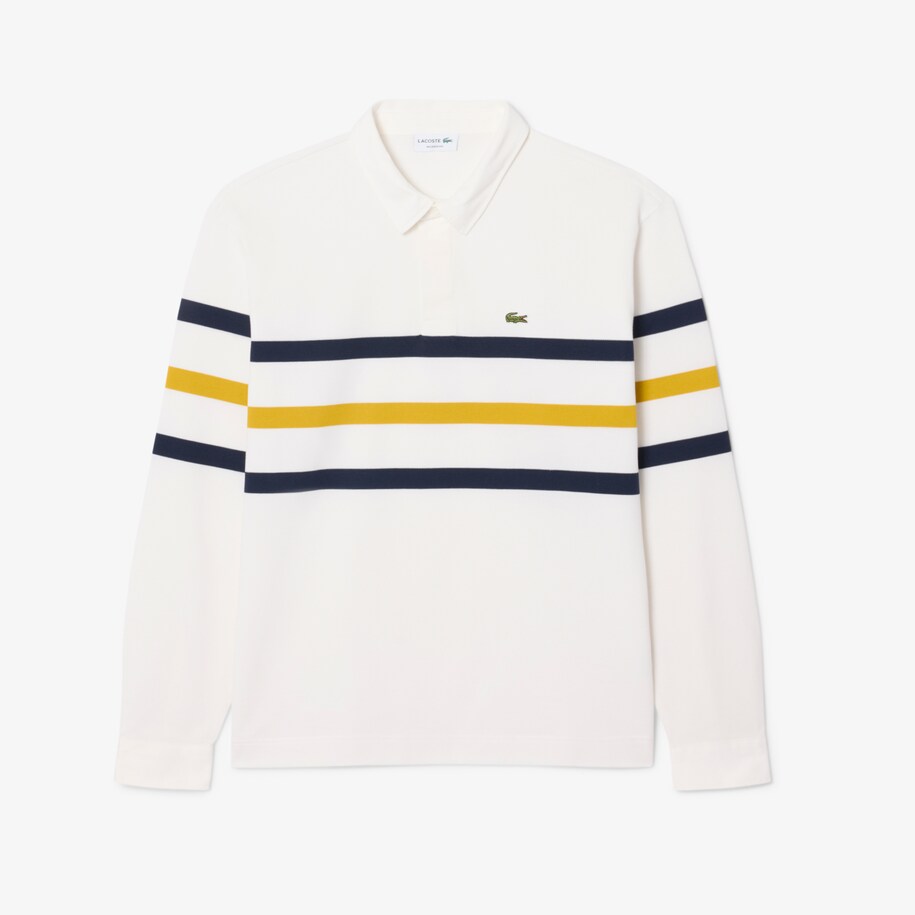 Kaos Polo Striped Piqu&eacute; Rugby Relaxed Fit image number 0