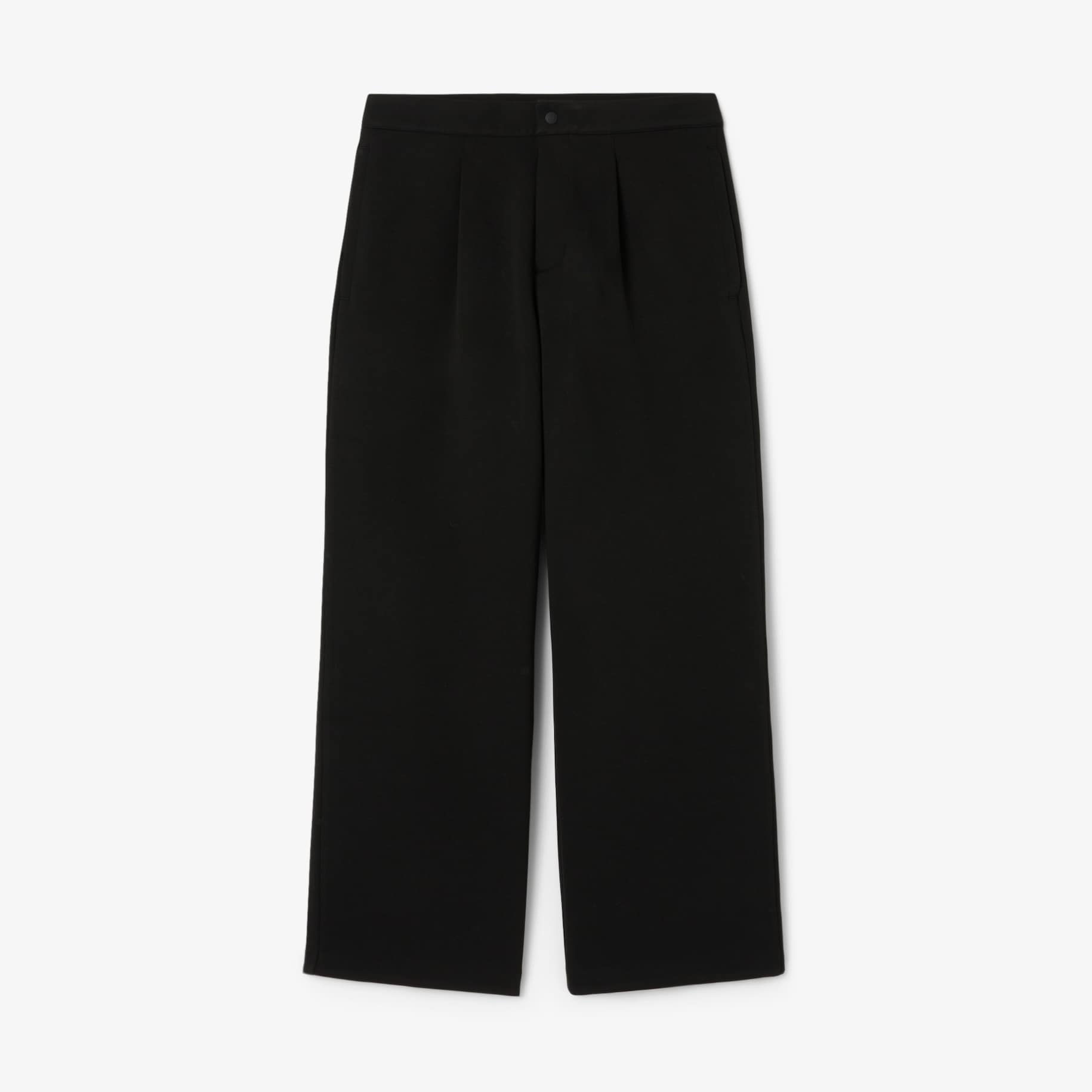 Loose Fit Piqu&eacute; Pleated Pants image number 3