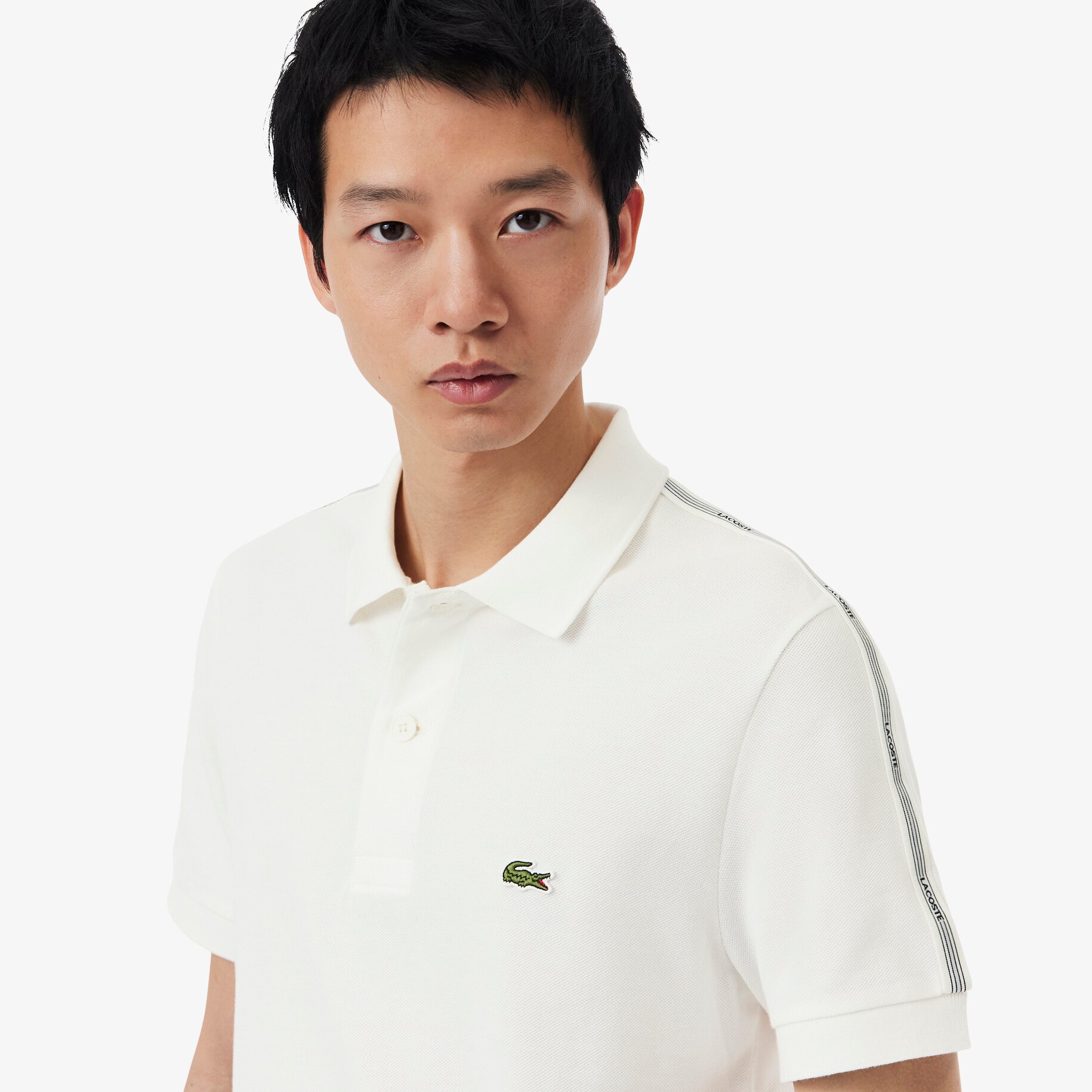 Kaos Polo Pria Logo Stripe Regular Fit image number 1