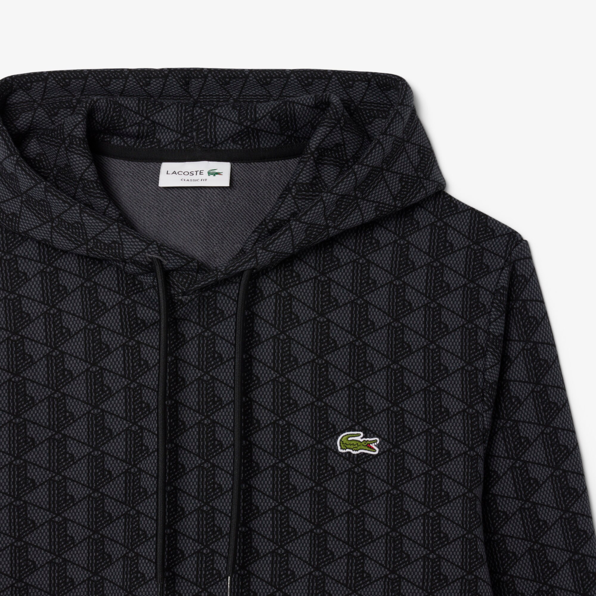 Monogram fleece hoodie image number 4