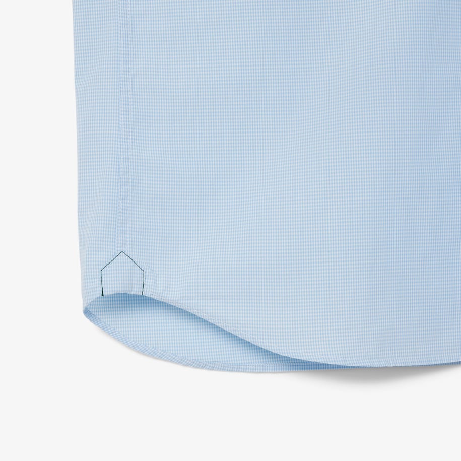 Short Sleeved Regular Fit Gingham Shirt image number 5