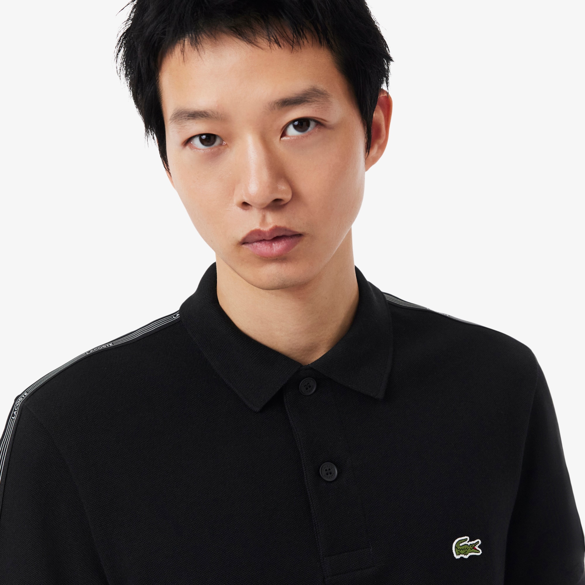 Kaos Polo Pria Logo Stripe Regular Fit image number 1