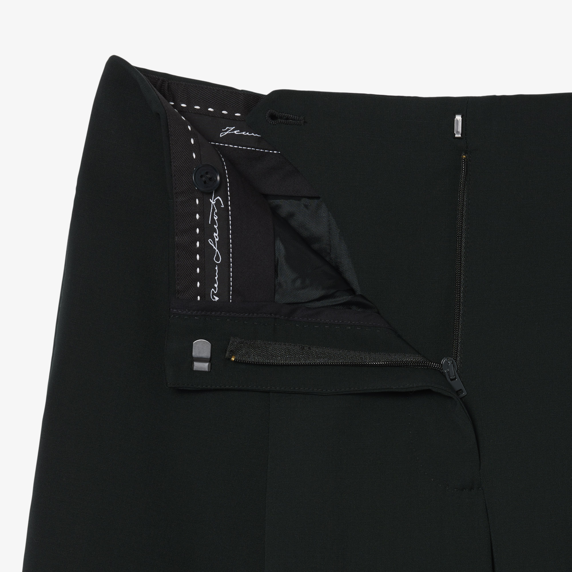 Celana Wide Fit Wol Campuran Runway image number 6