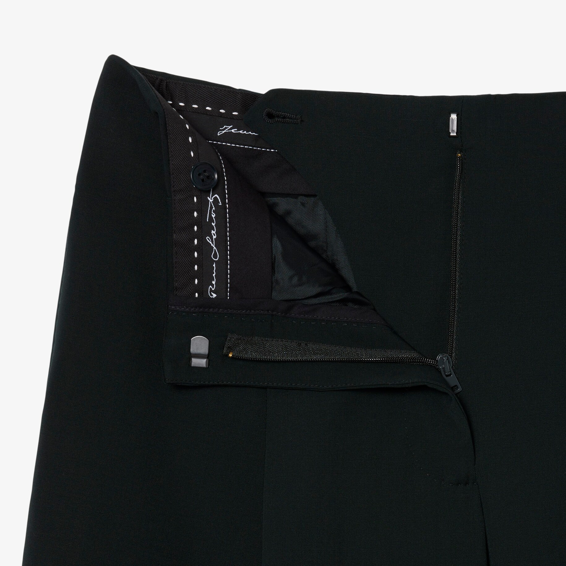 Celana Wide Fit Wol Campuran Runway image number 6