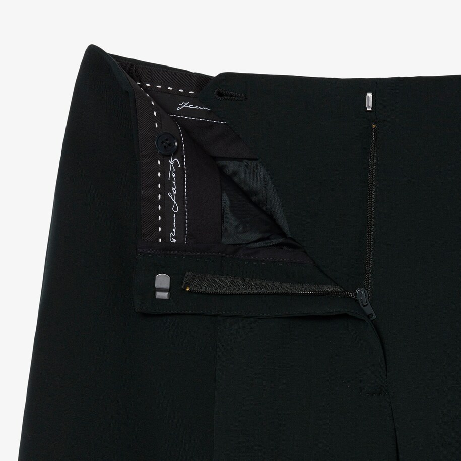 Celana Wide Fit Wol Campuran Runway image number 6