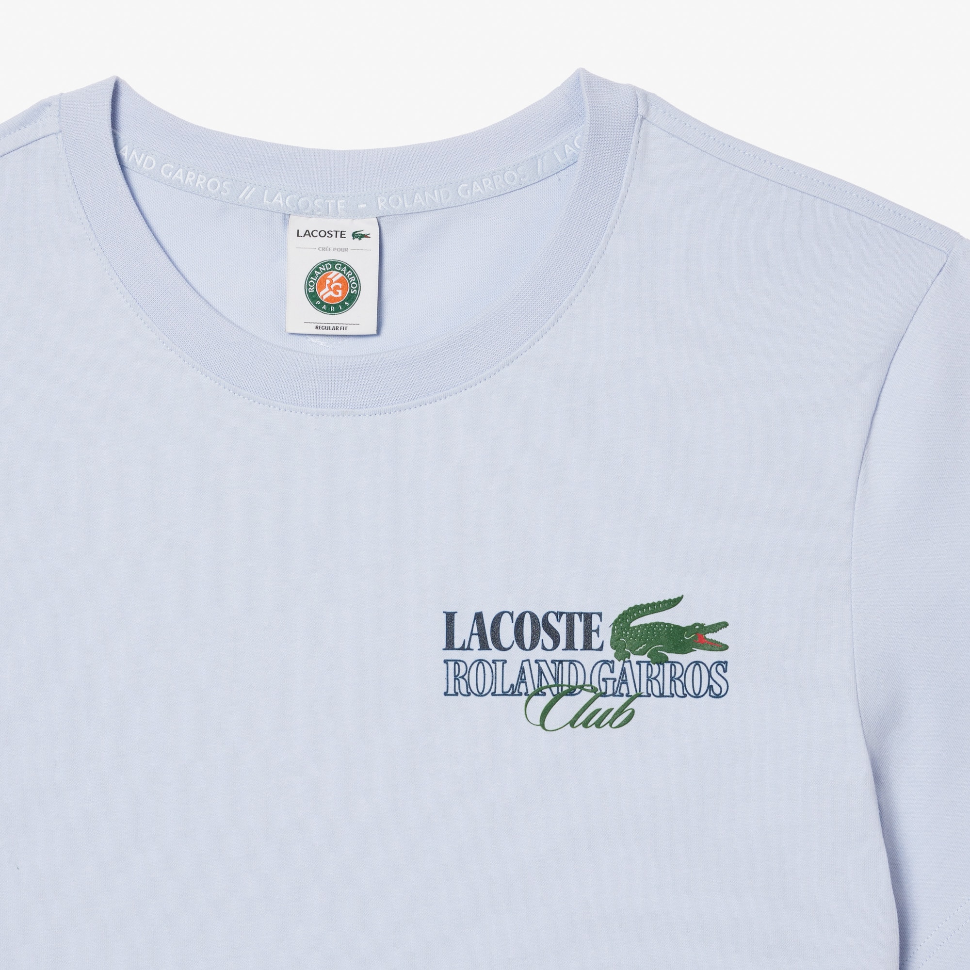 Beli Roland-Garros Edition Cotton Tennis T-shirt Original Lacoste ID