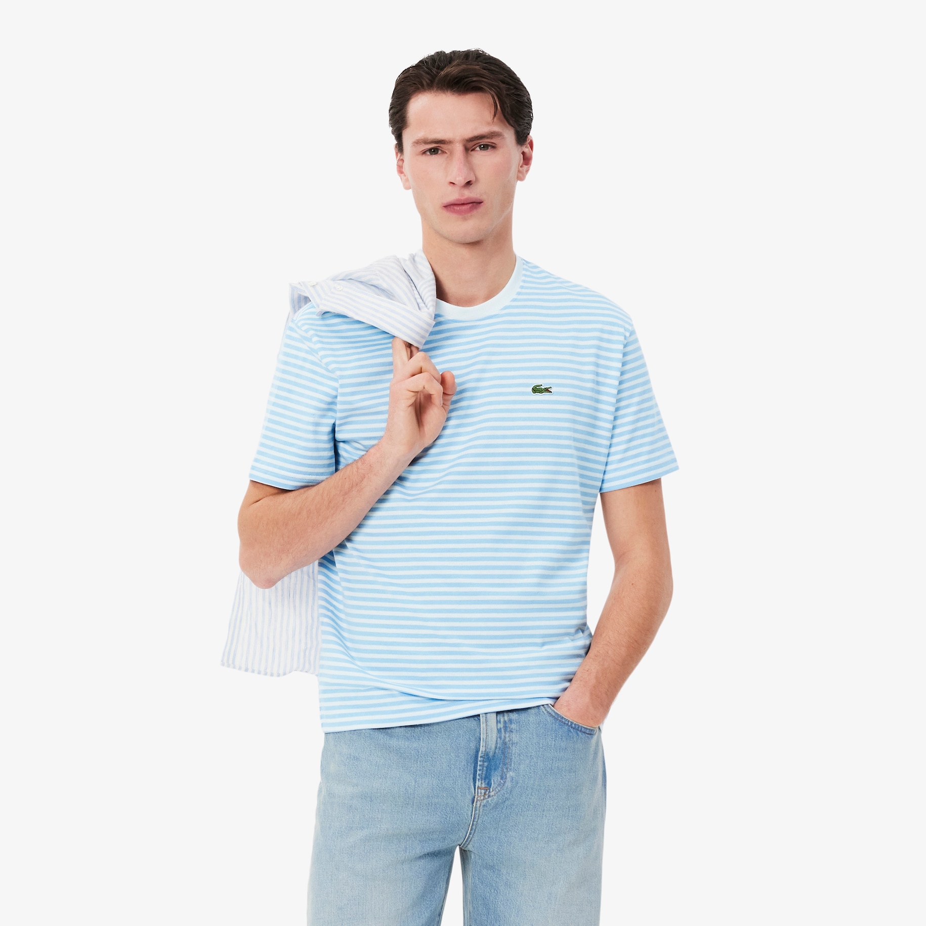 Striped Heavy Cotton T-Shirt image number 0