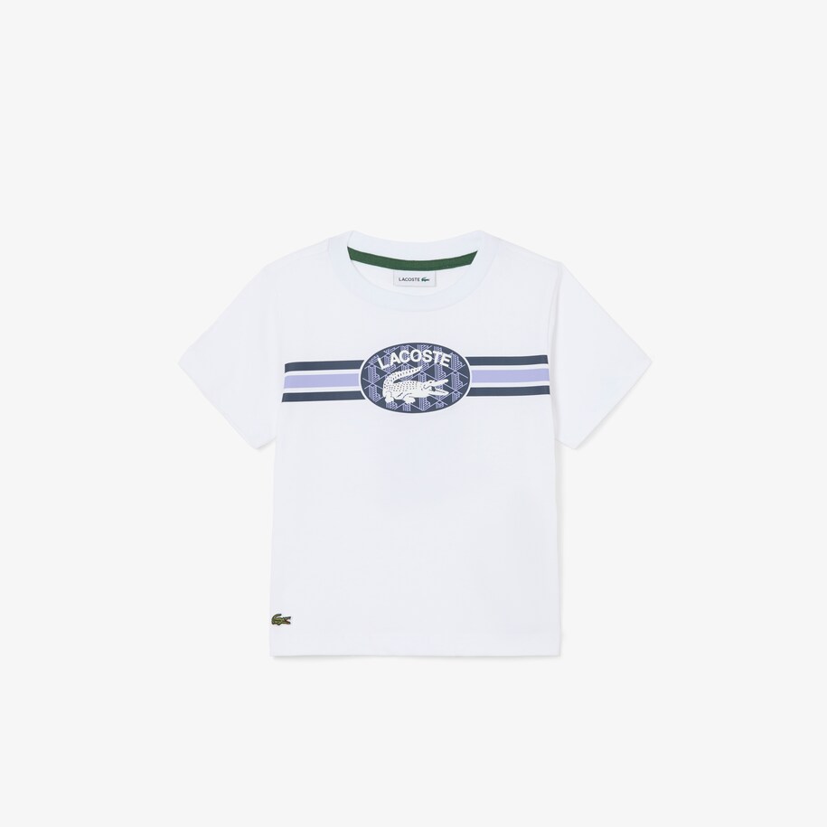 Kaos Katun Monogram Print image number 0