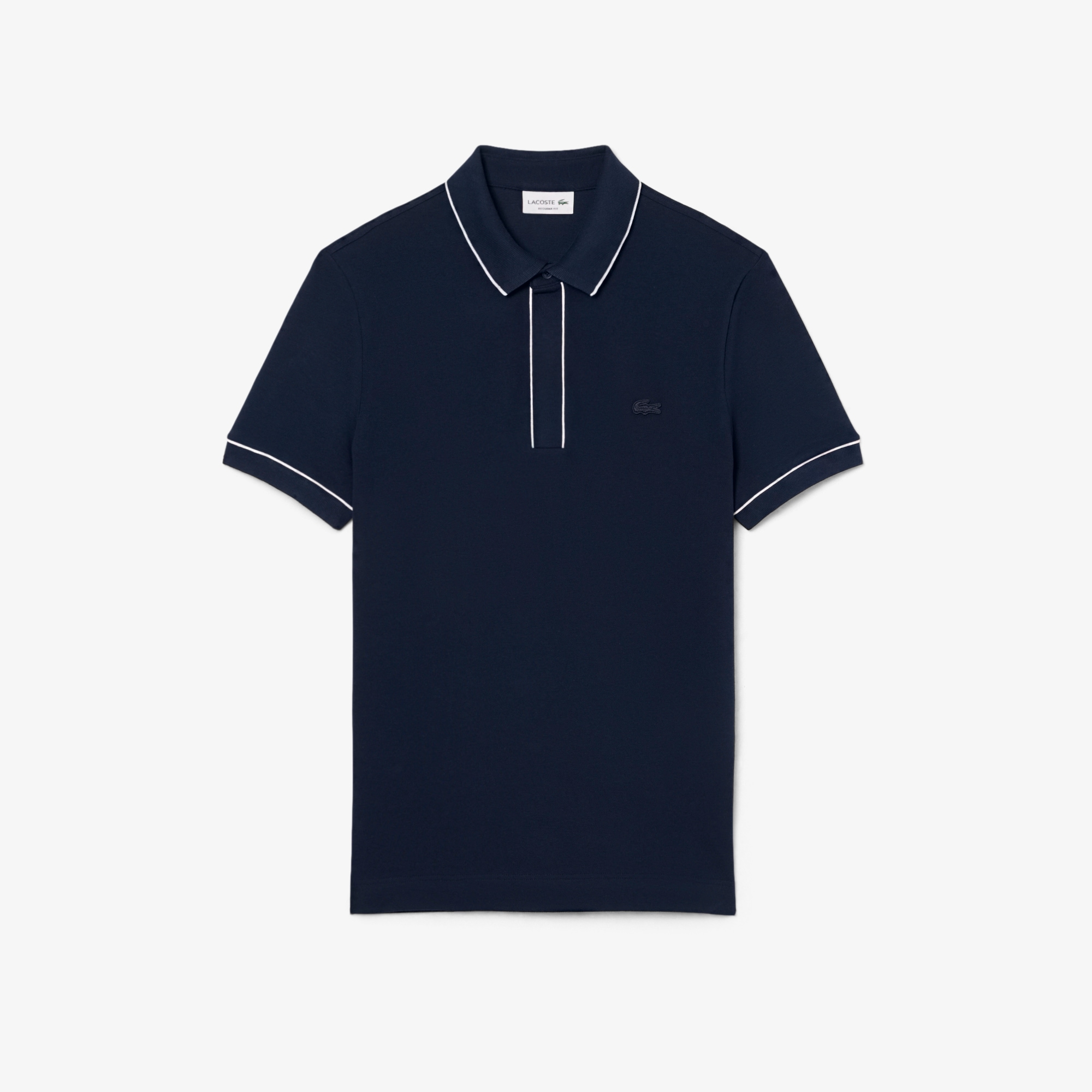Regular Fit Paris Stretch Piqu&eacute; Polo Shirt image number 3