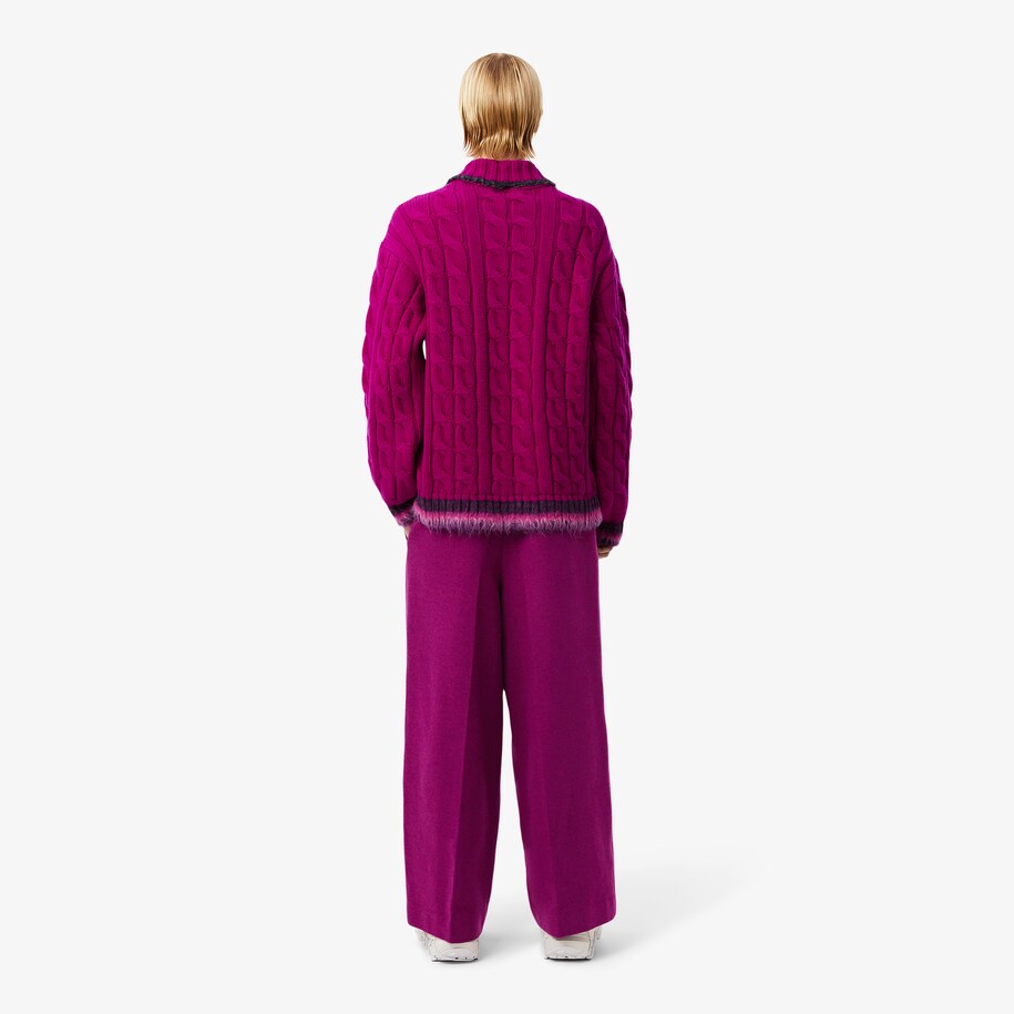 Celana Tailored Wol Slub Wide Fit Runway image number 2