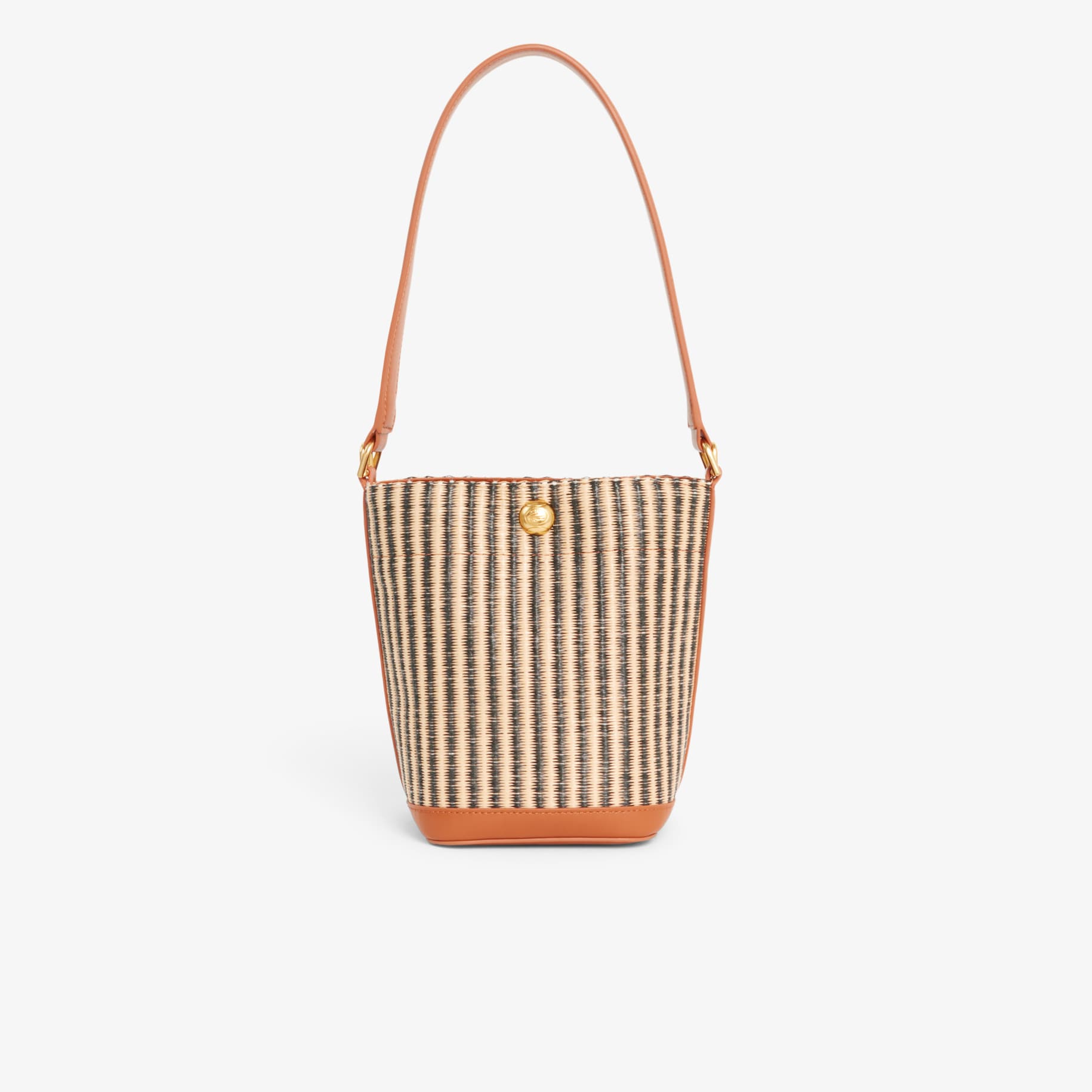 Tas Bucket Summer Pack Raffia Kecil image number 0