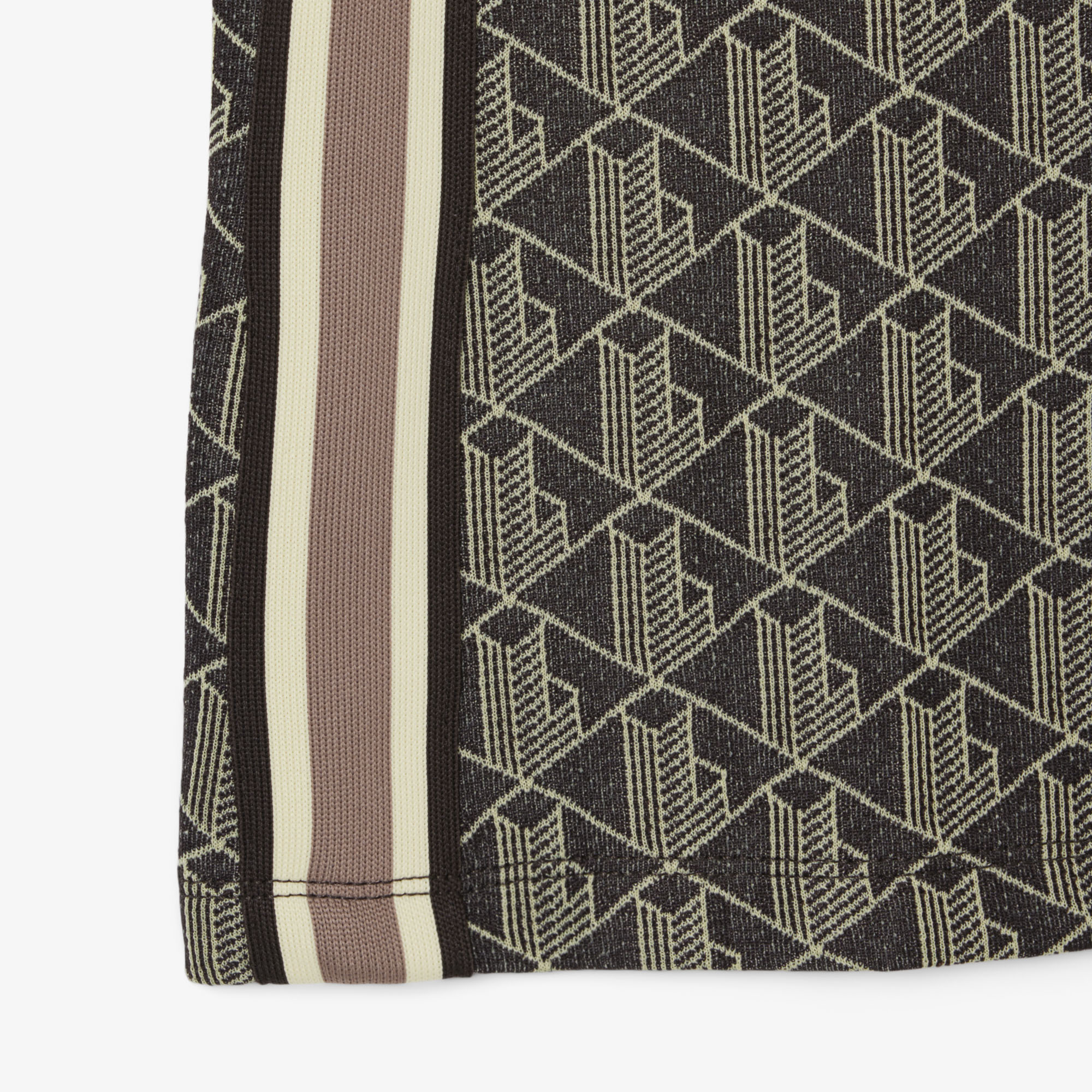 Slim Fit Monogram Jacquard Polo Dress image number 5