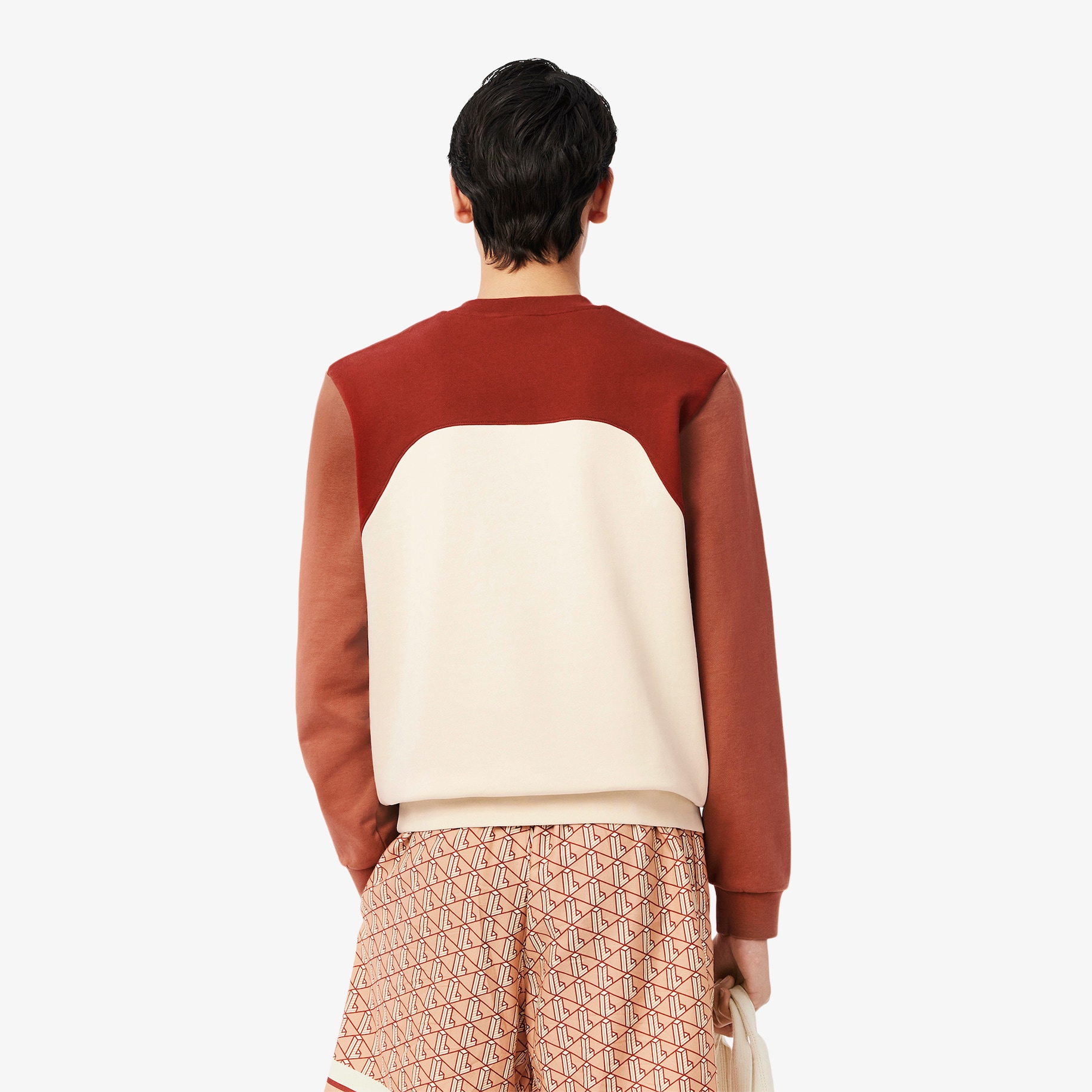Sweatshirt Katun Fleece Blok-Warna image number 2