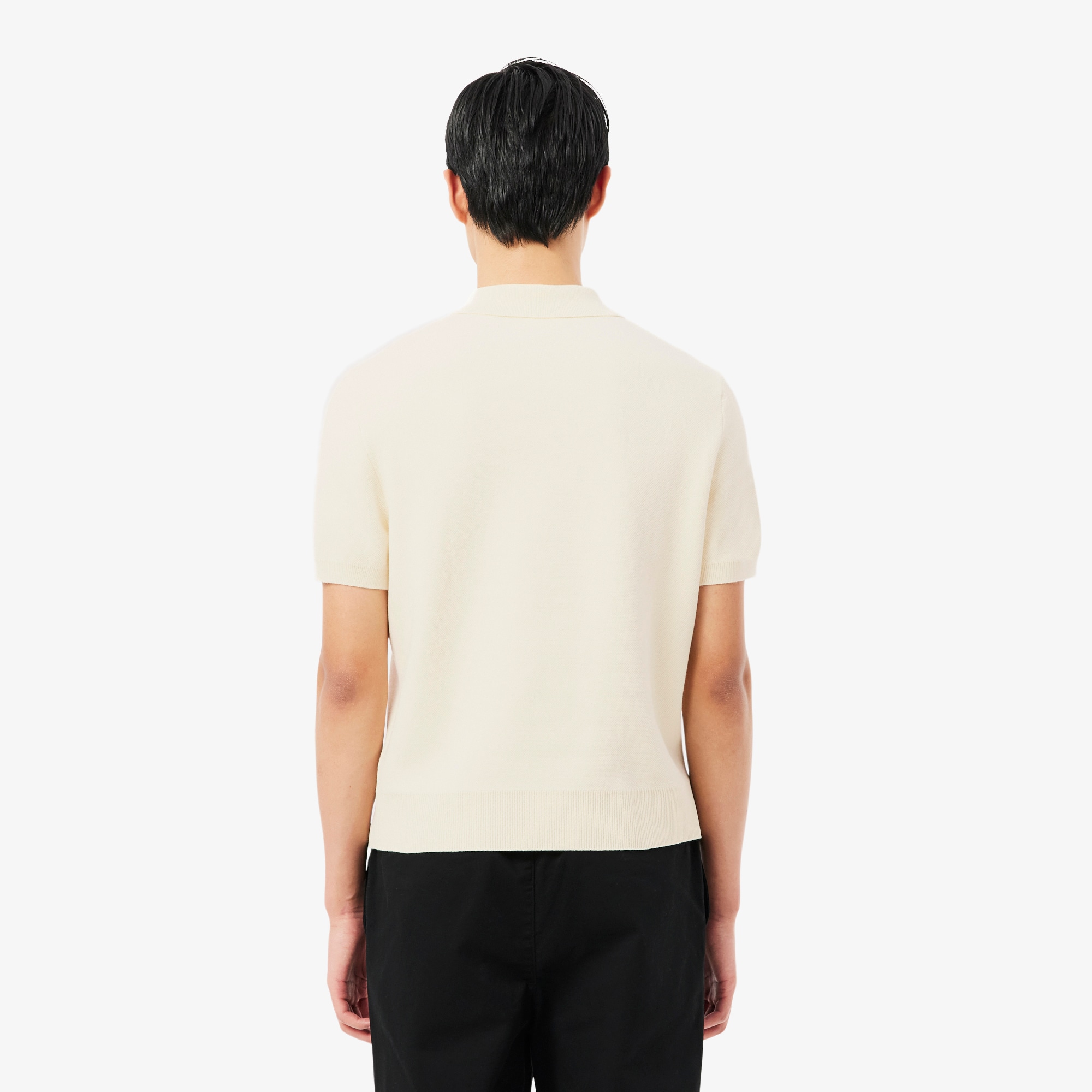 Sweater French Made Badge Accent Kerah Polo image number 2