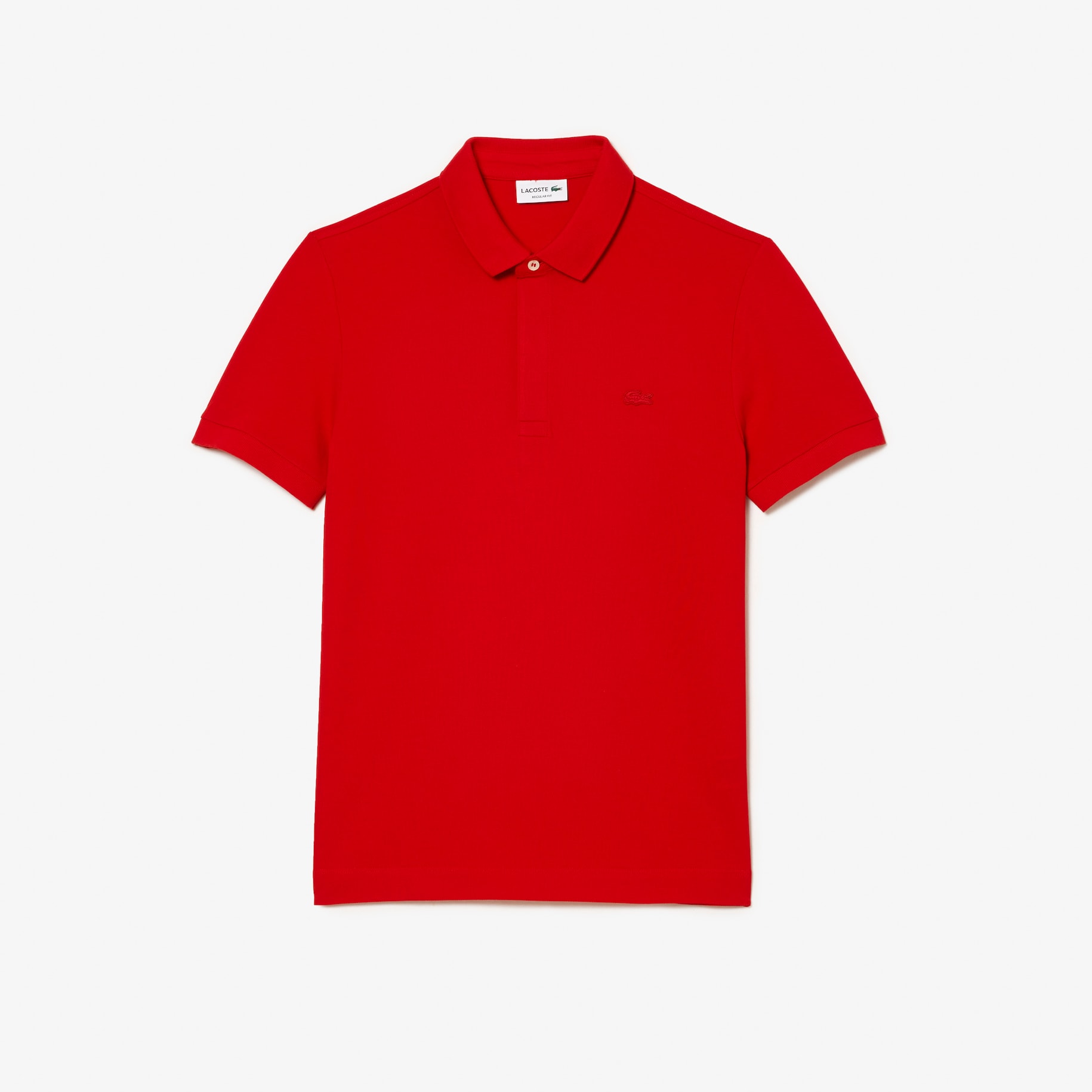 Men's Lacoste Paris Polo Shirt Regular Fit Stretch Cotton Piqu&eacute; image number 4