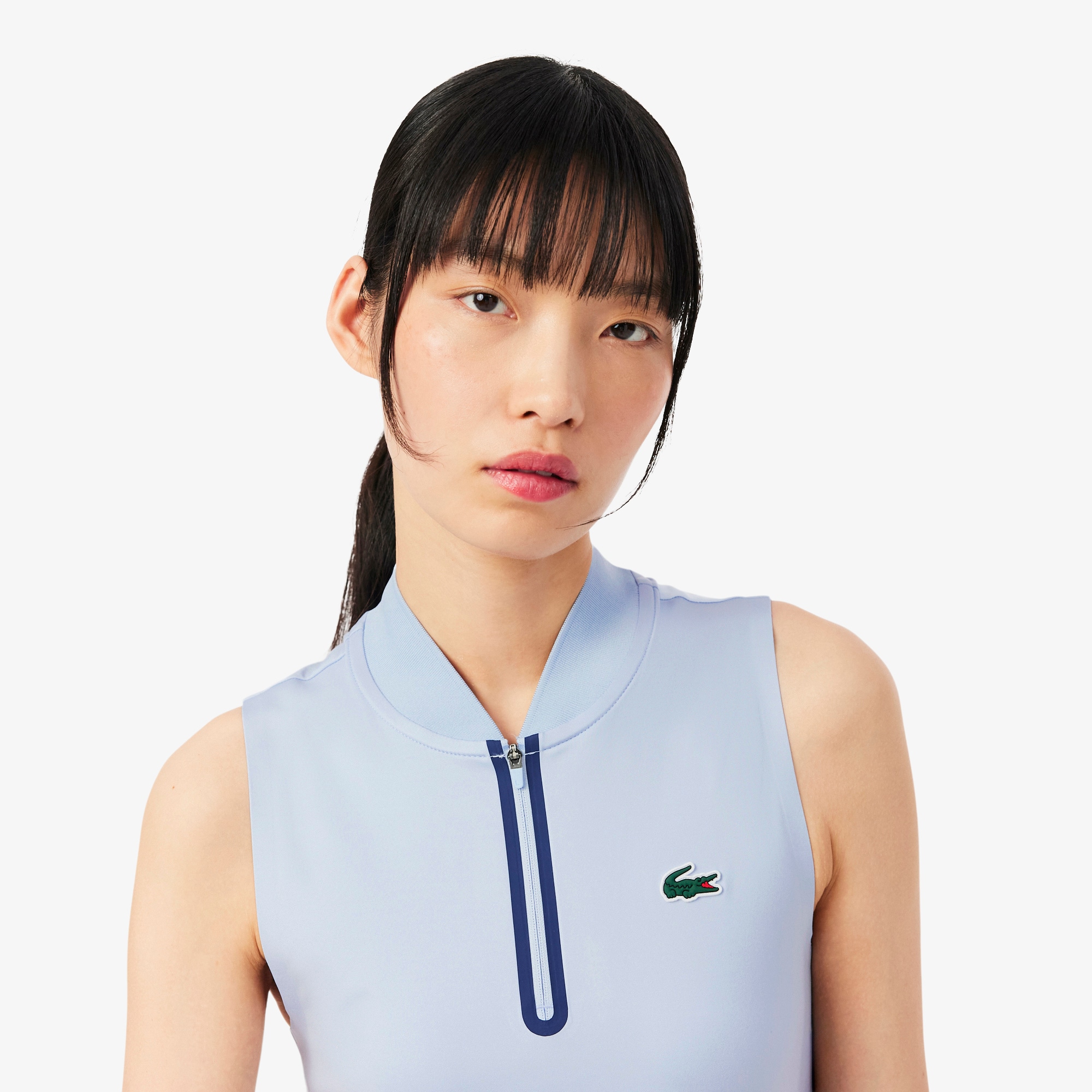 Kaos Polo Tenis Ultra Dry Stretch Tanpa Lengan image number 1