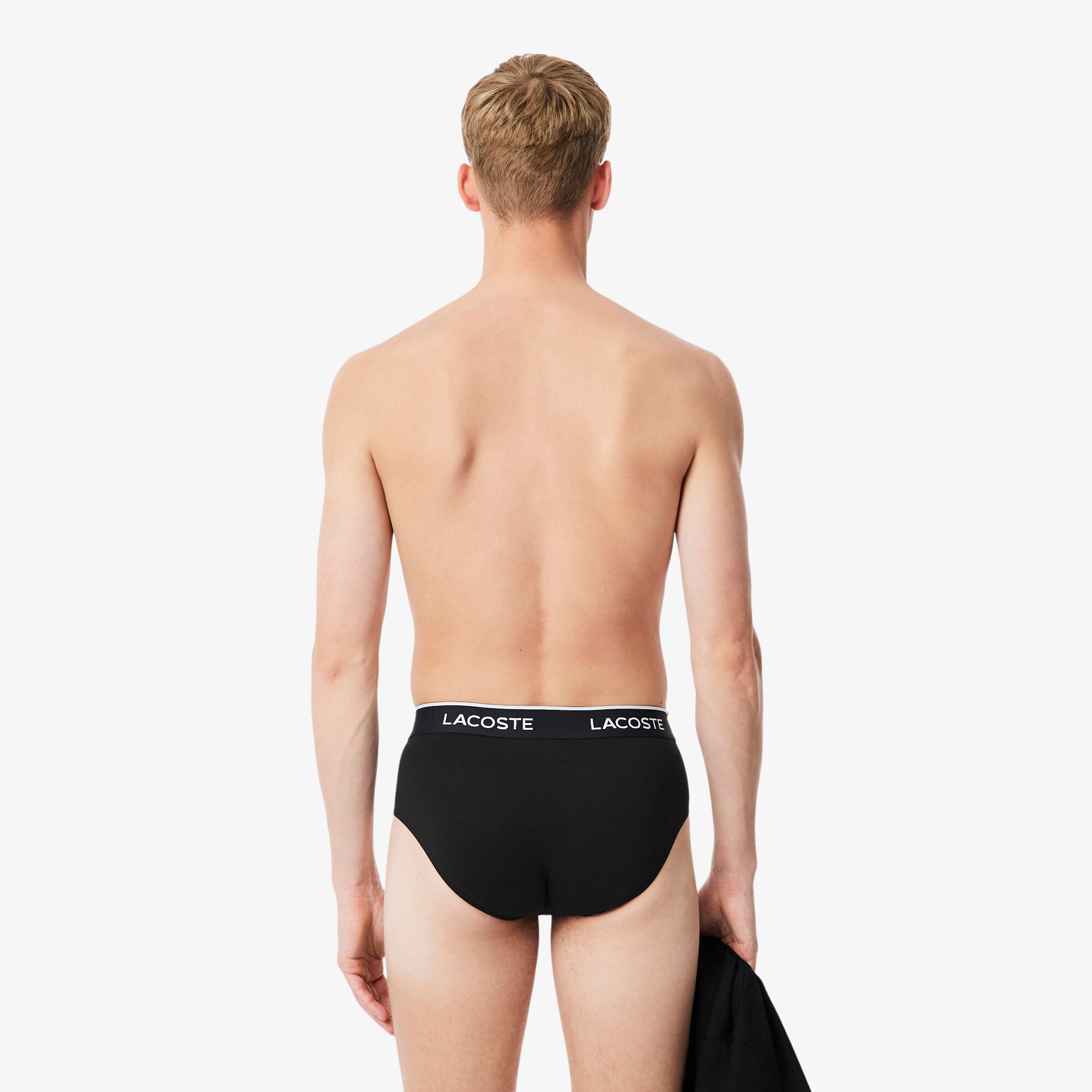 3-Pack Plain Cotton Logo Briefs image number 2