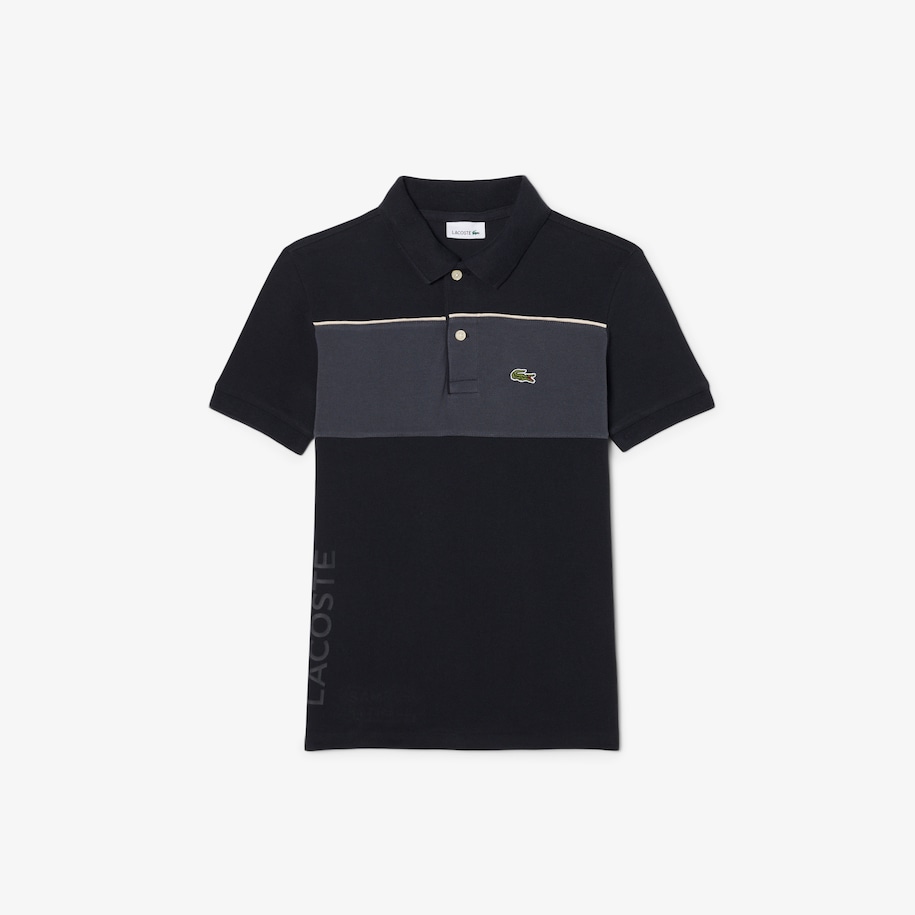 Kaos Polo Colorblock Petit Piqu&eacute; image number 3