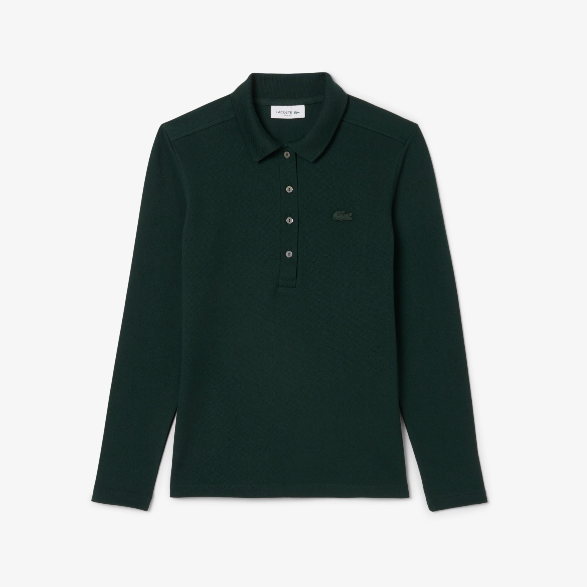 Slim Fit L.12.D Stretch Mini Piqué Polo Shirt image number 3