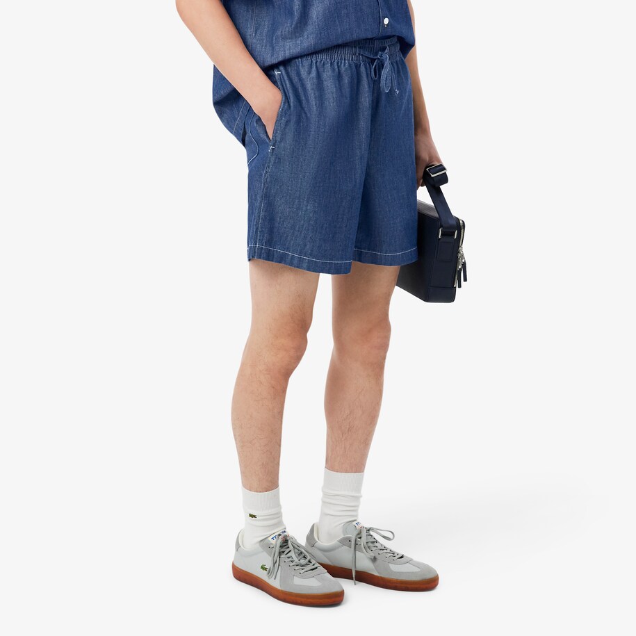 Celana Pendek Denim Relaxed Fit image number 1