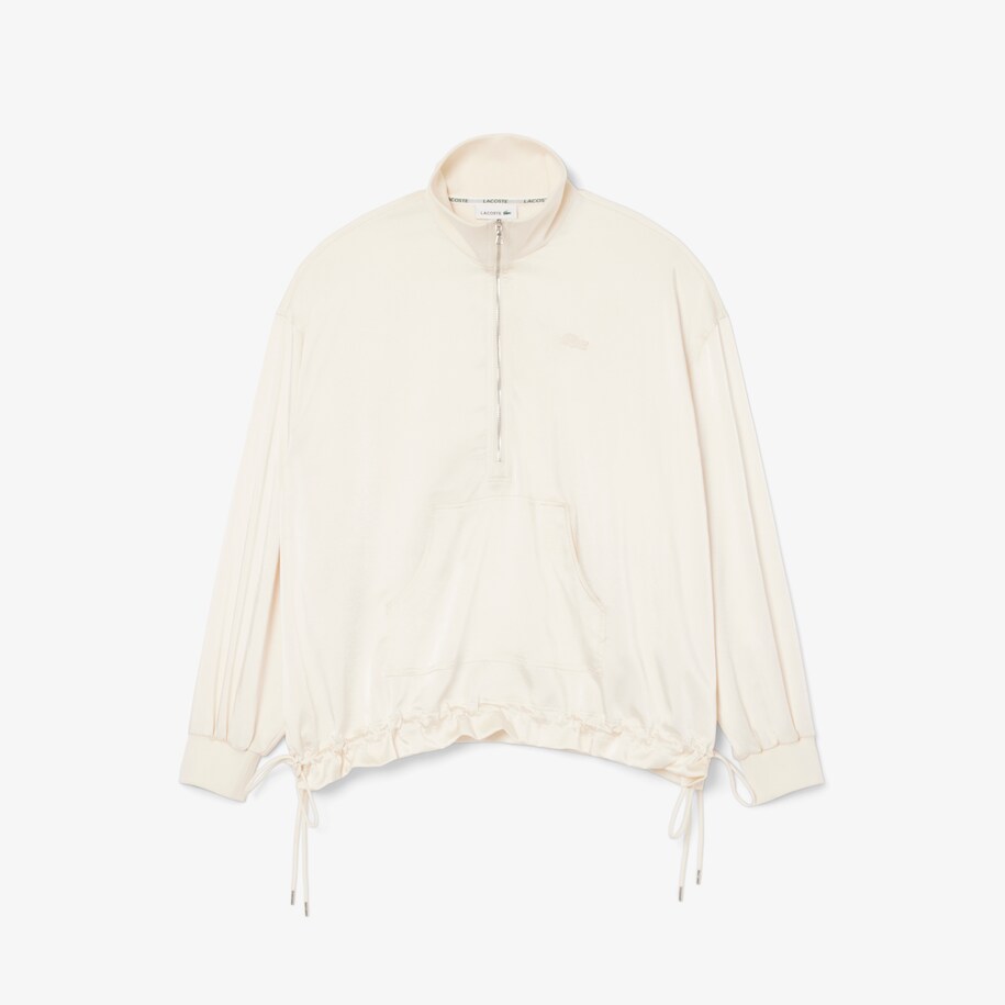 High Zipped Neck Oversized Popover Jacket image number 0