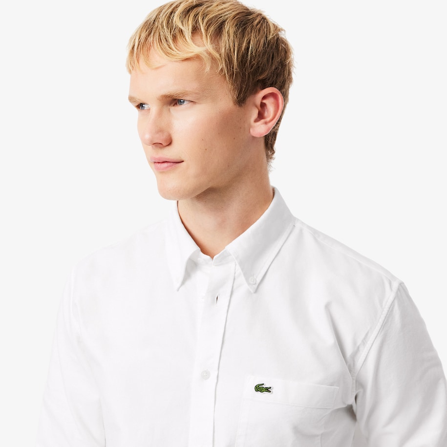 Regular Fit Short Sleeved Oxford Shirt image number 1
