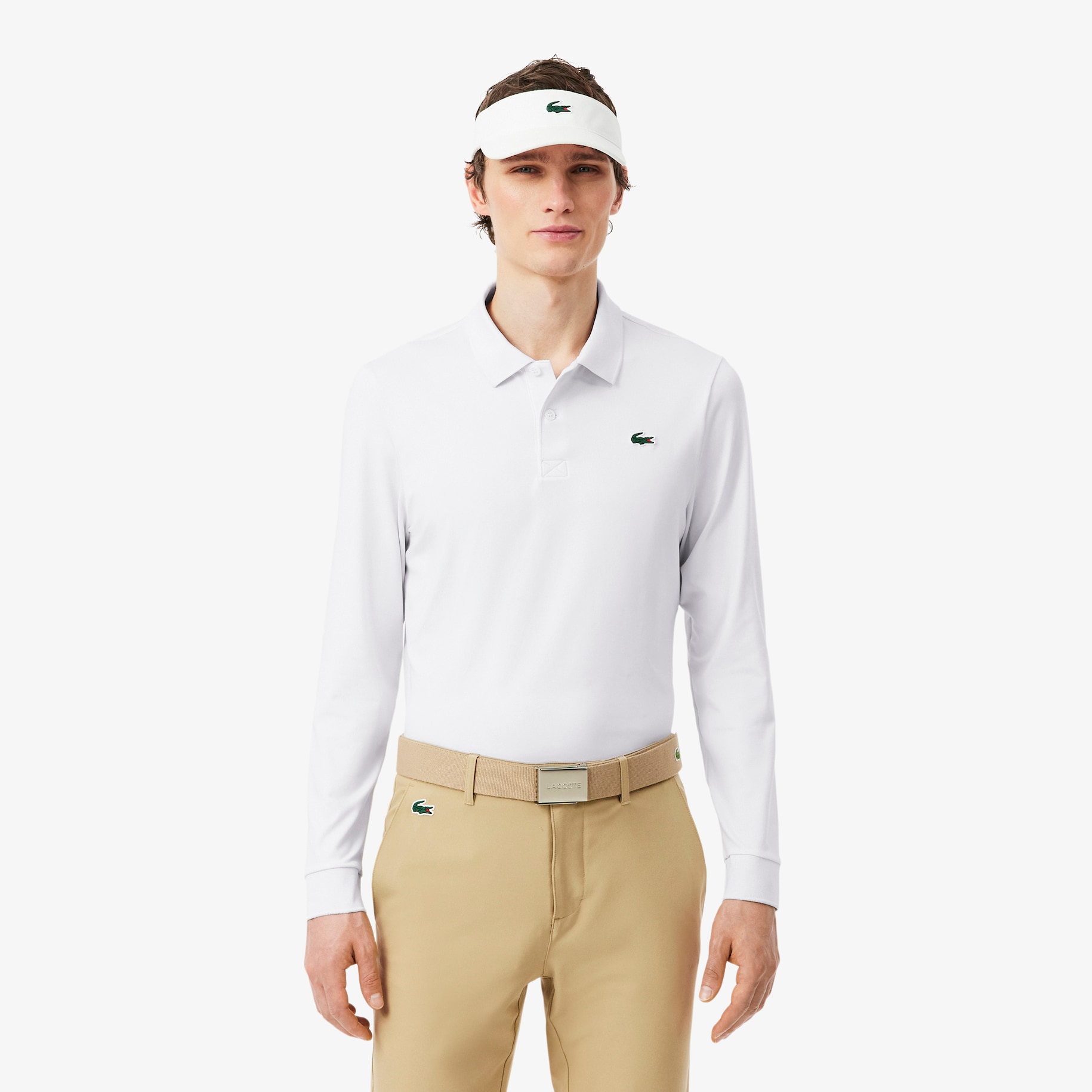 Kaos Polo Golf Regular Fit Ultra Dry Lengan Panjang image number 0