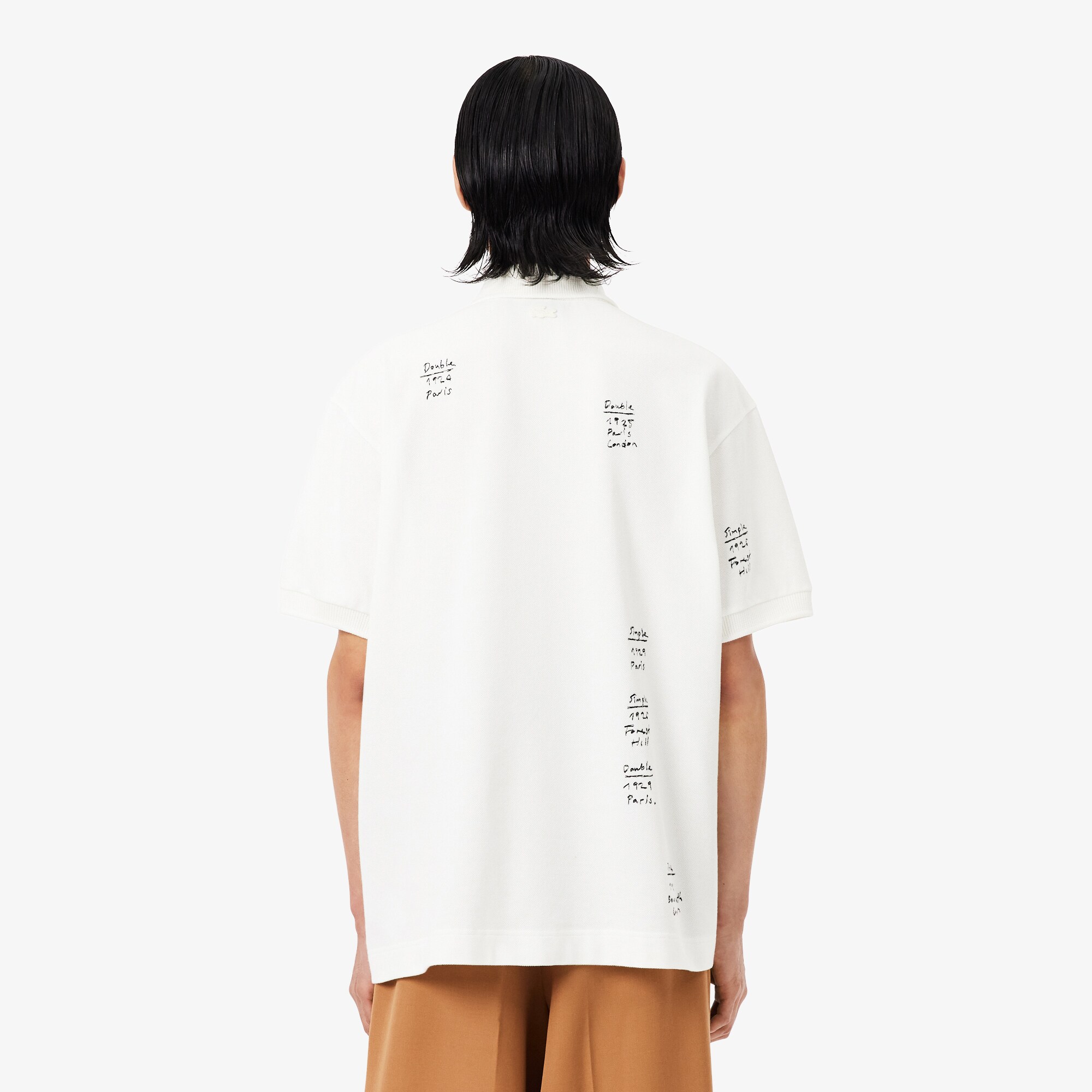 Kaos Polo Graphic Piqu&eacute; Loose Fit Runway image number 2