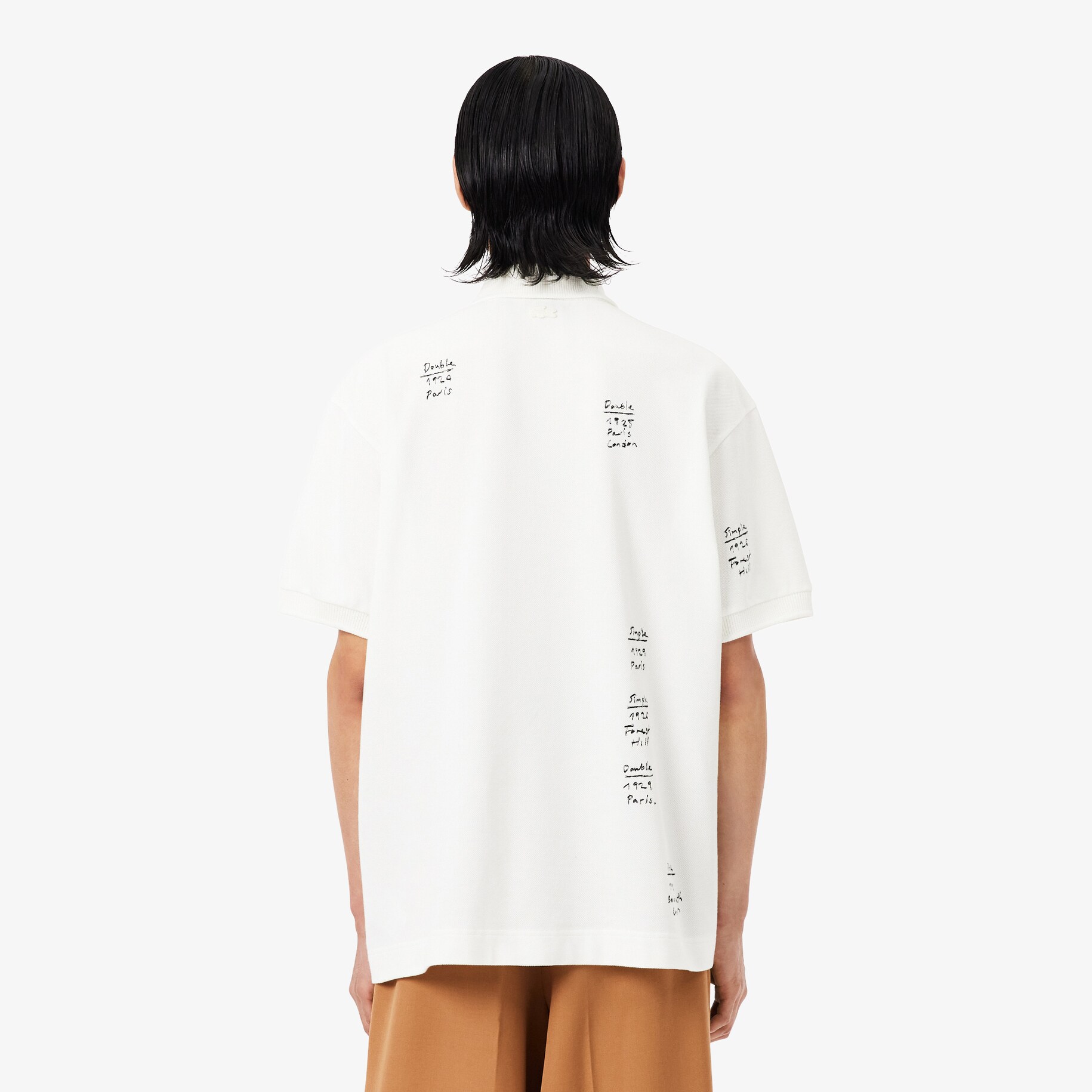 Kaos Polo Graphic Piqu&eacute; Loose Fit Runway image number 2