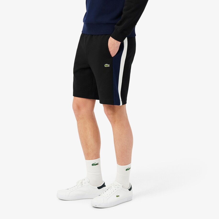 Regular Fit Colour-Block Cotton Shorts image number 1