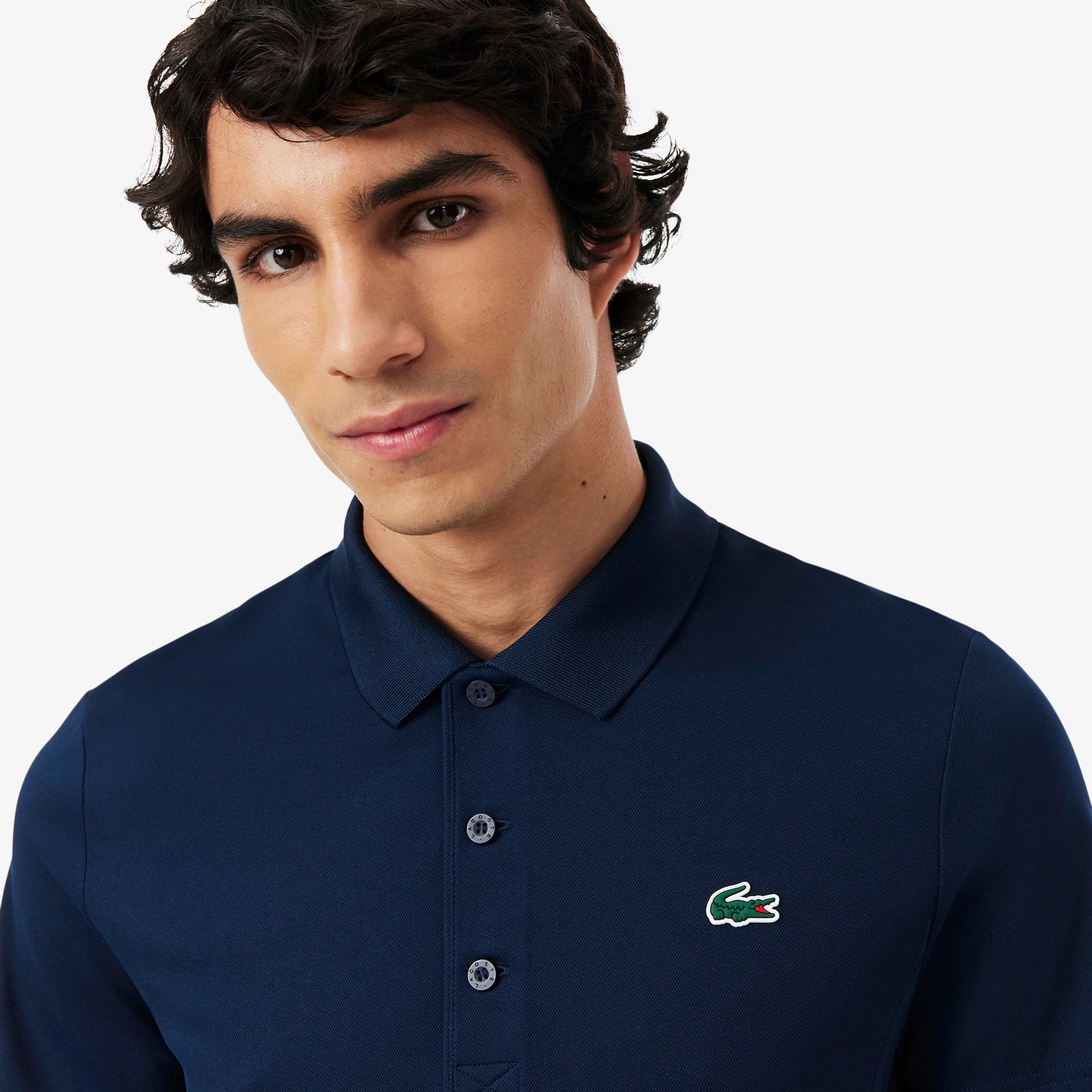 Kaos Polo Pria Lacoste Tenis x Novak Djokovic image number 1
