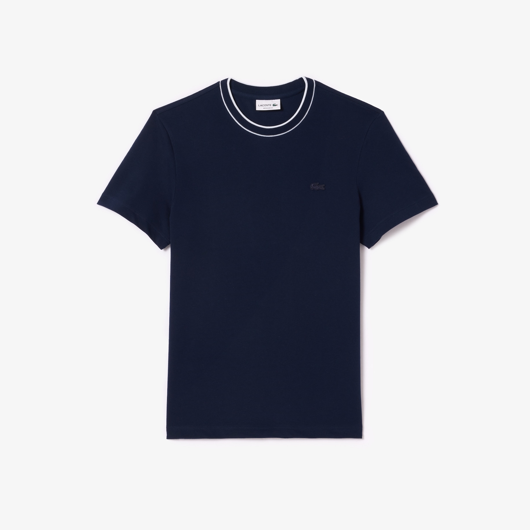 Stretch Piqu&eacute; Stripe Collar T-Shirt image number 3