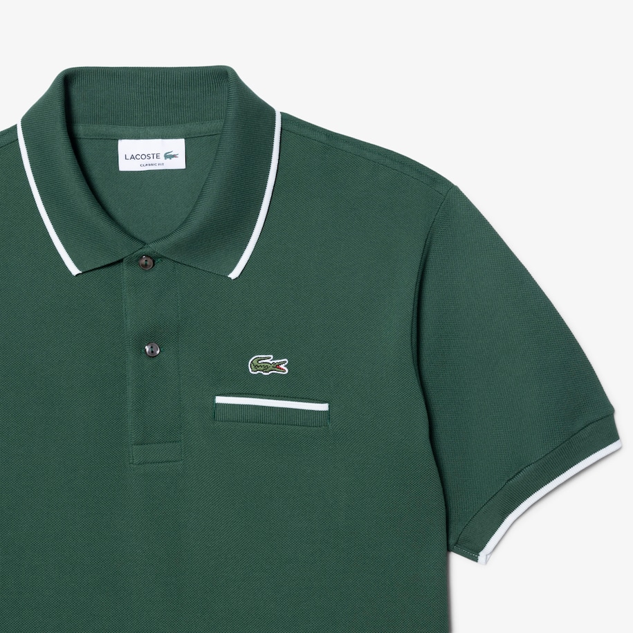 Classic Fit Pocket Accent L.12.12 Polo Shirt image number 4