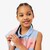 Polo Dress Striped Petit Piqu&eacute; Tanpa Lengan image number 1