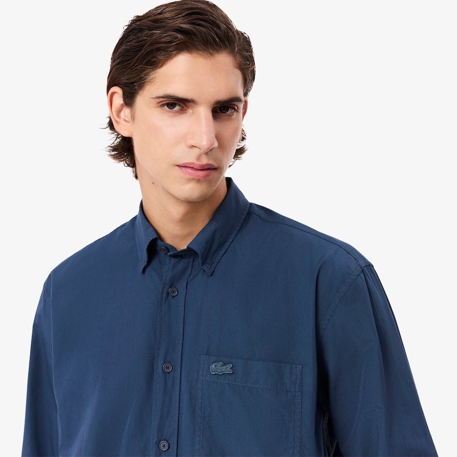 Lightweight Relaxed Fit Poplin Shirt image number 1