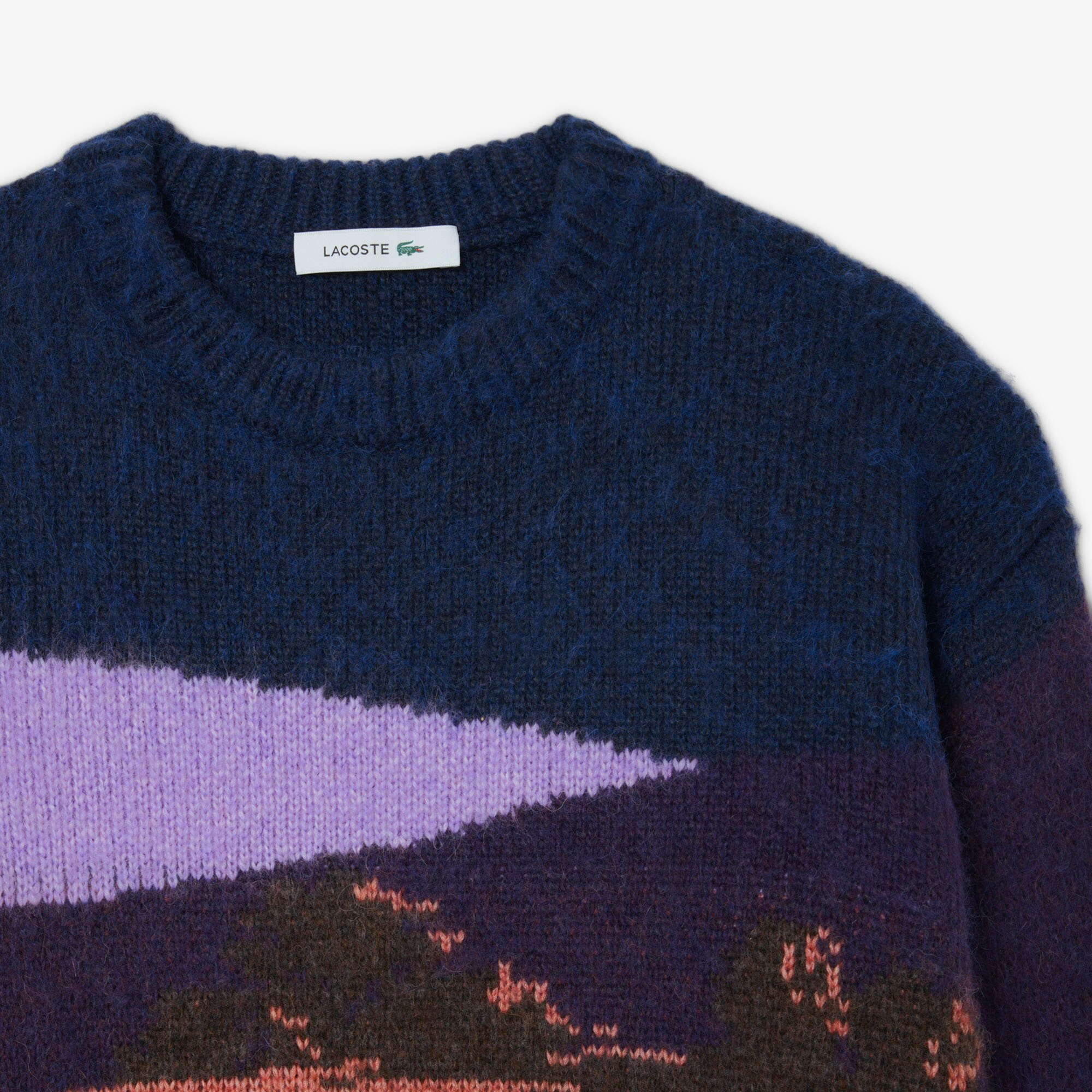 Landscape Jacquard Wool Sweater image number 4