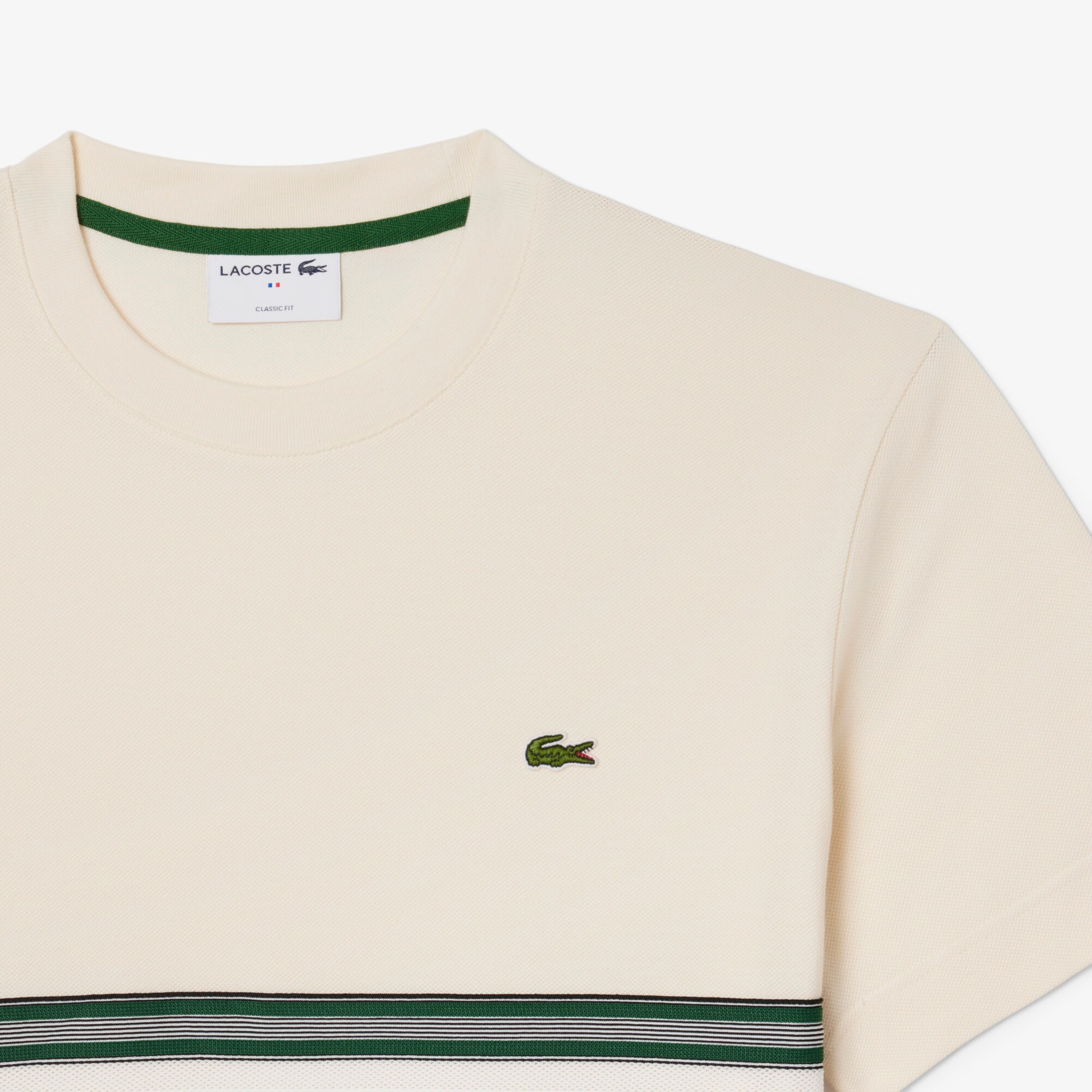 French Made Striped Band T-shirt image number 4