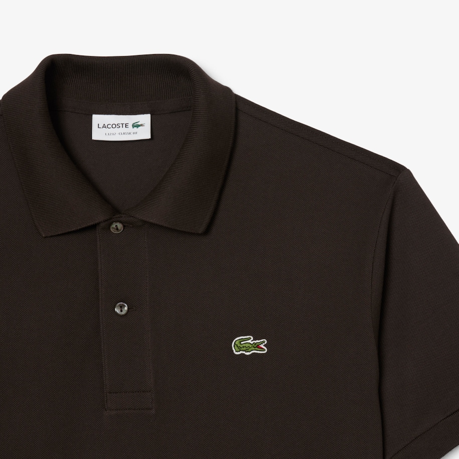 Original L.12.12 petit piqu&eacute; cotton Polo Shirt - GREEN image number 4