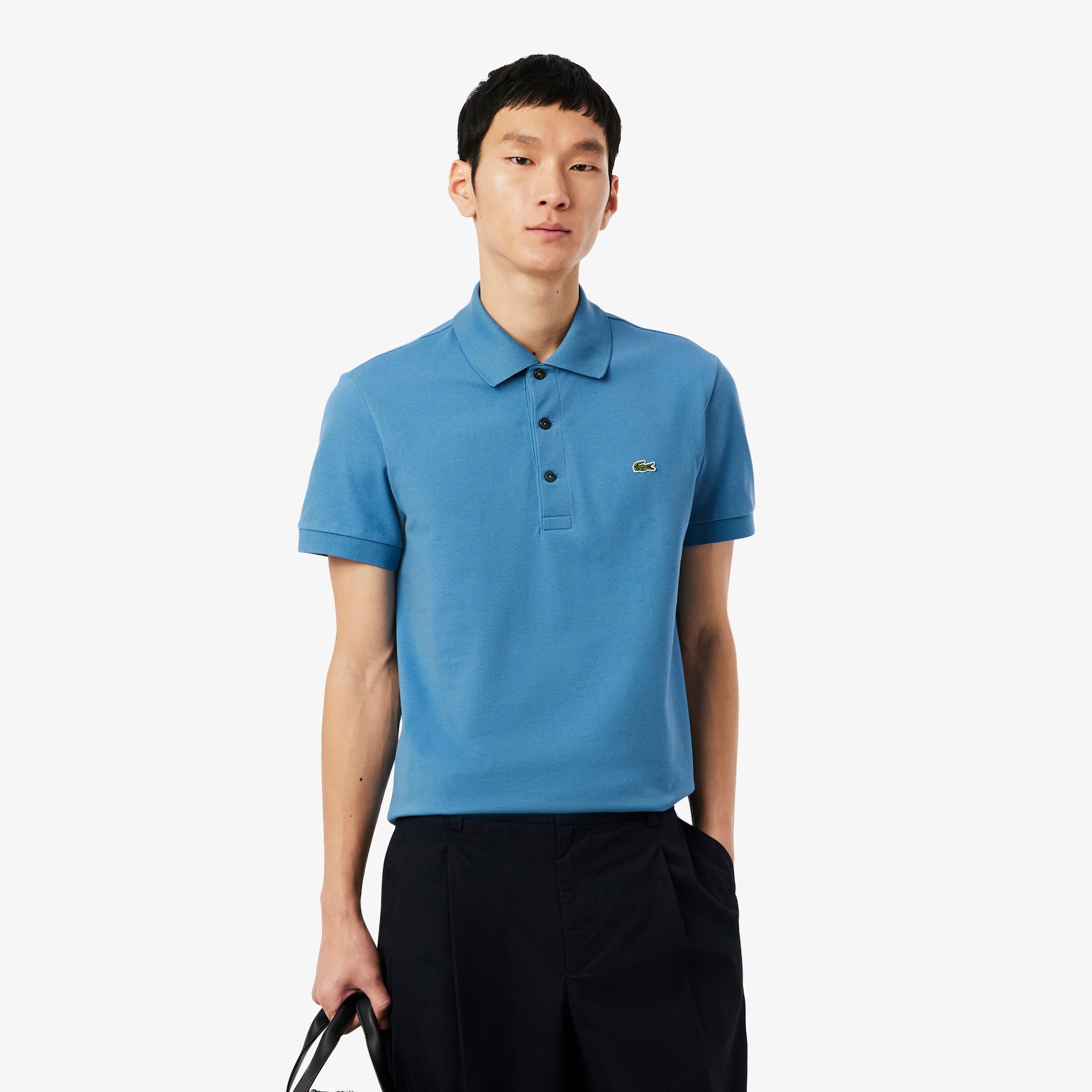 Slim Fit Stretch Piqu&eacute; Polo image number 0
