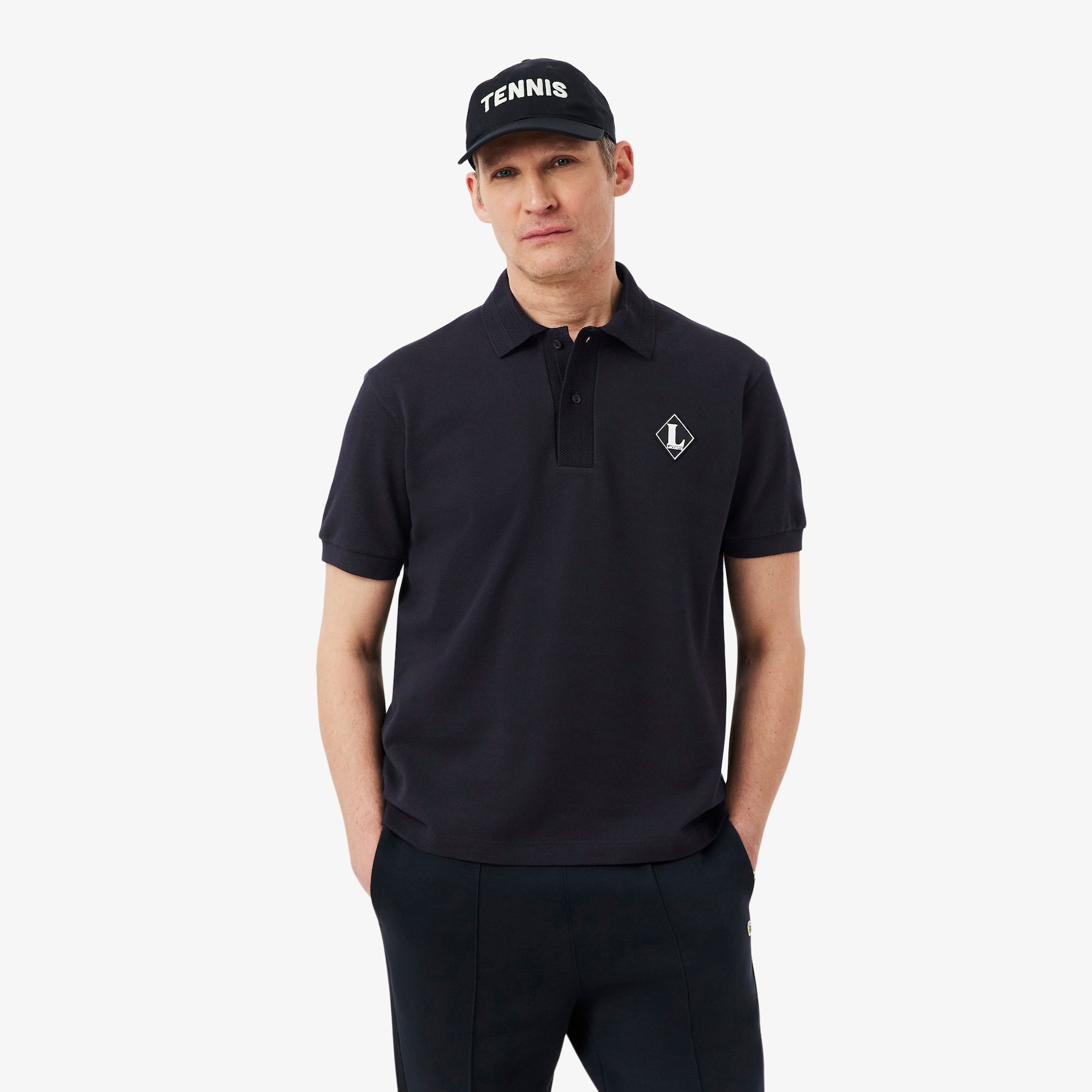 Kaos Polo Classic Fit Badge French Made image number 0