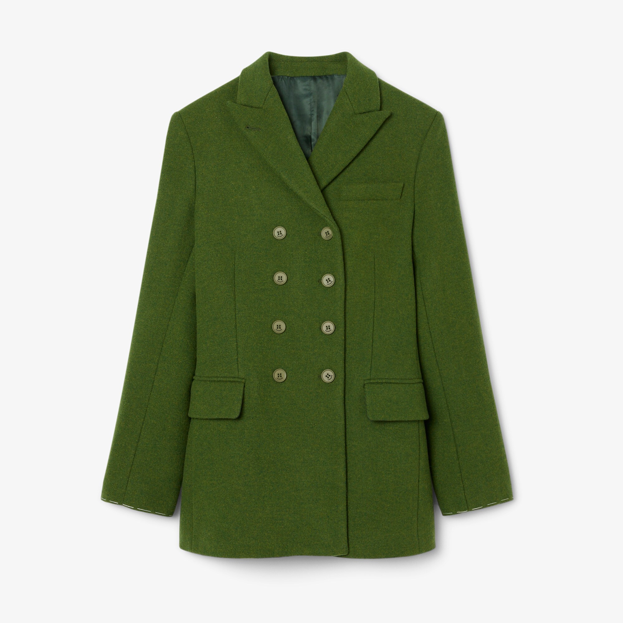 Blazer Wol Slub Double Breasted Runway image number 3