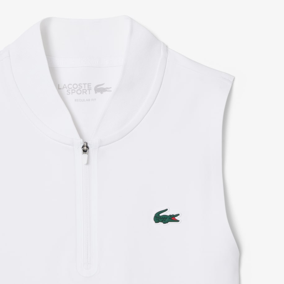 Kaos Polo Tenis Ultra Dry Stretch Tanpa Lengan image number 4