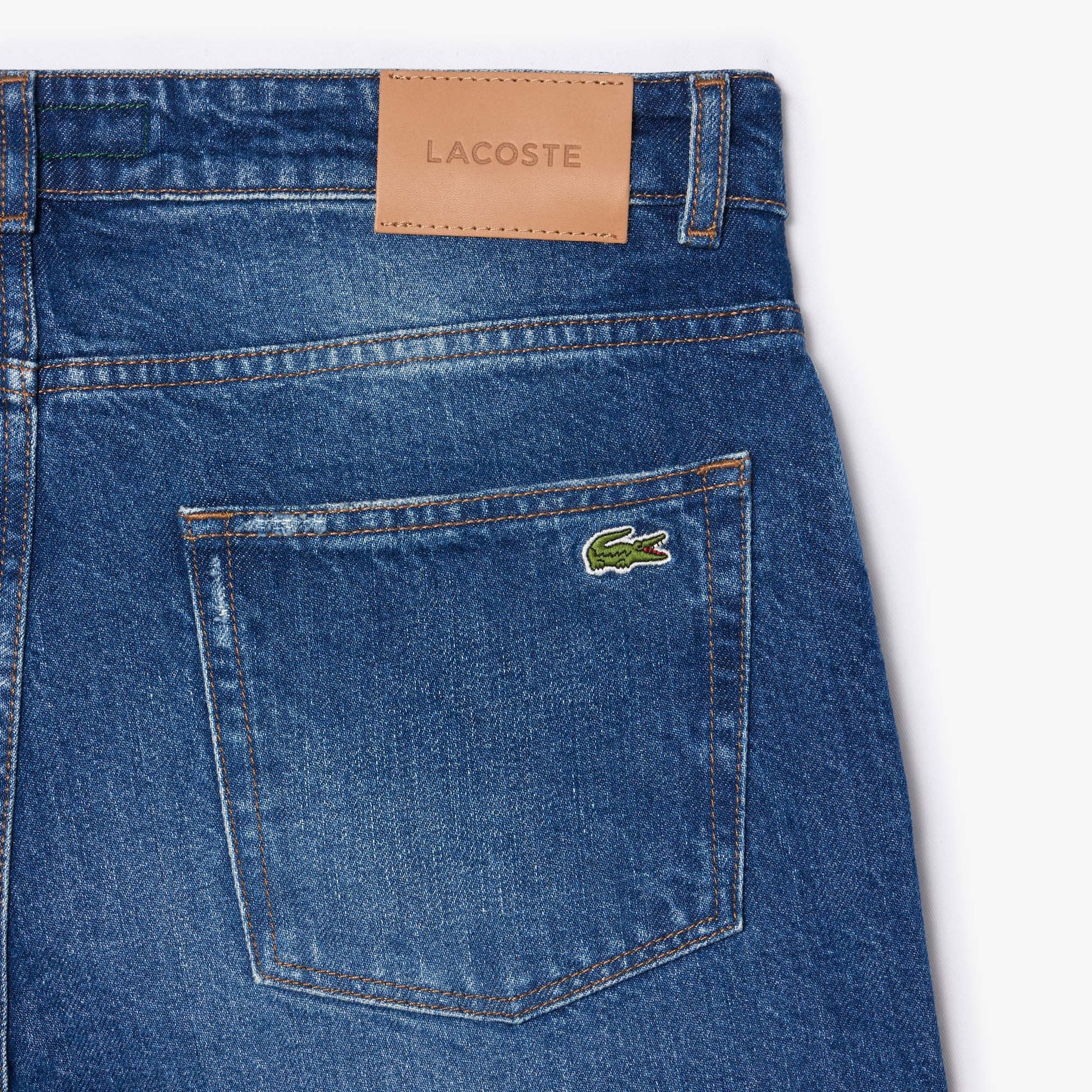 Celana Denim Jeans Pria Indigo Straight Leg image number 5