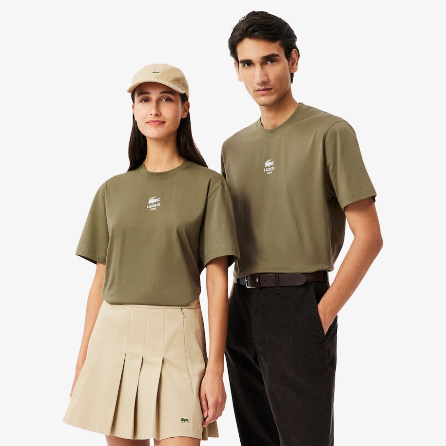 Signature Print Cotton T-shirt image number 0