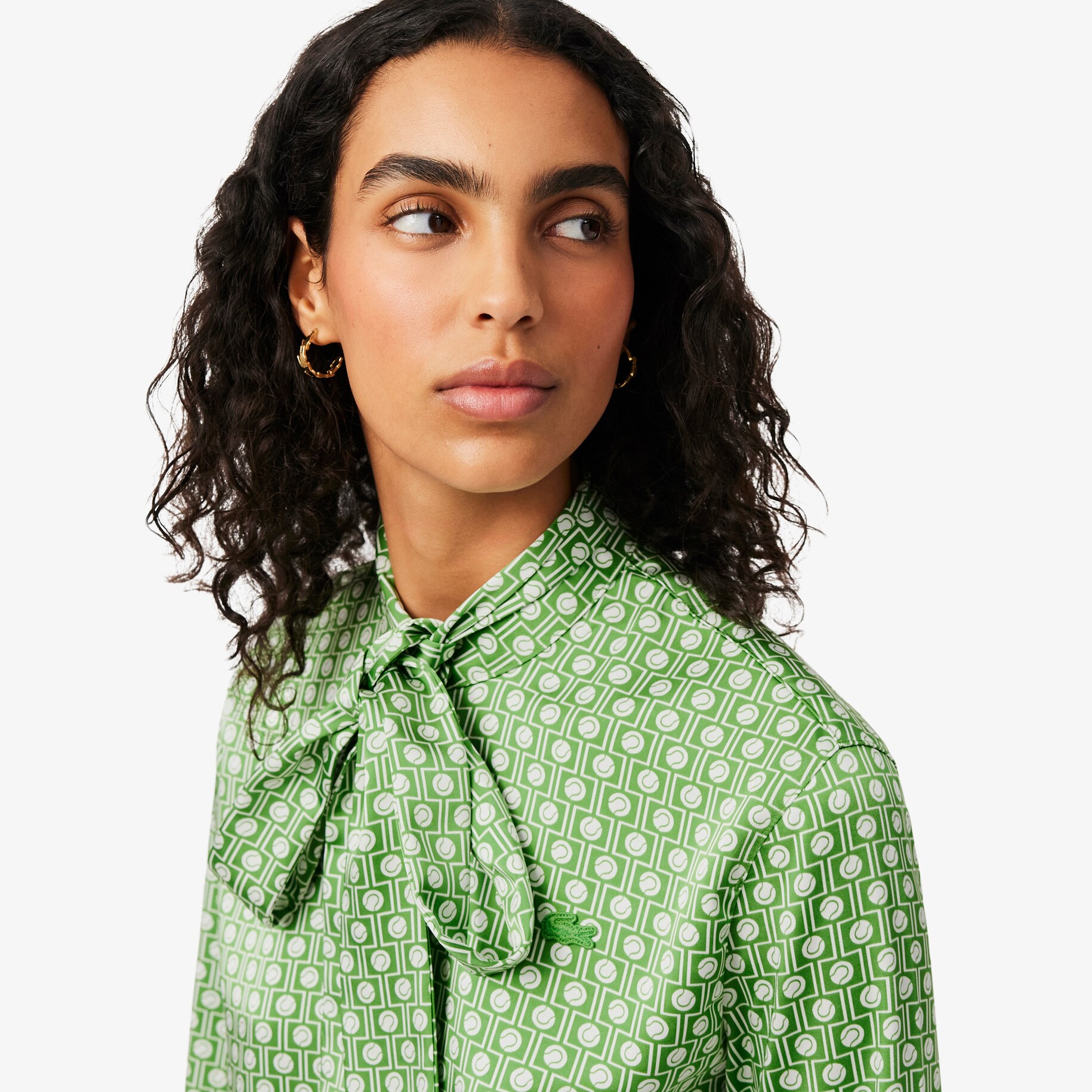 Kemeja Regular Fit Removable Tie Collar image number 1