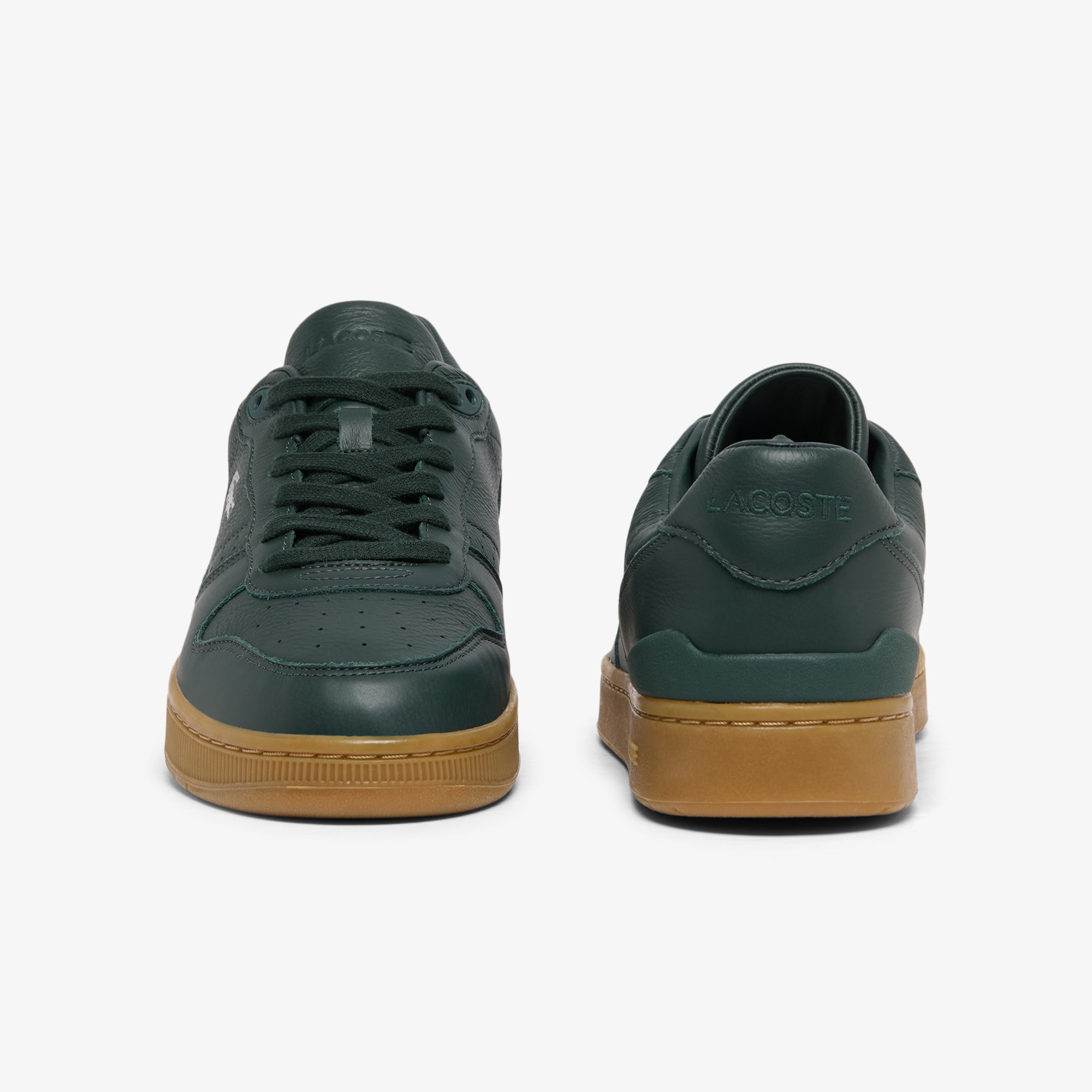 Sepatu Sneakers T-Clip Set Kulit Pria image number 4