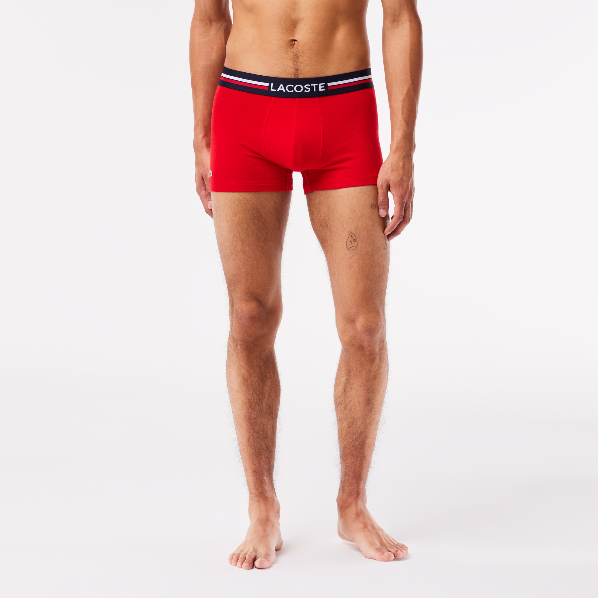 3-Pack Tricolor Waist Trunks - BLUE image number 3