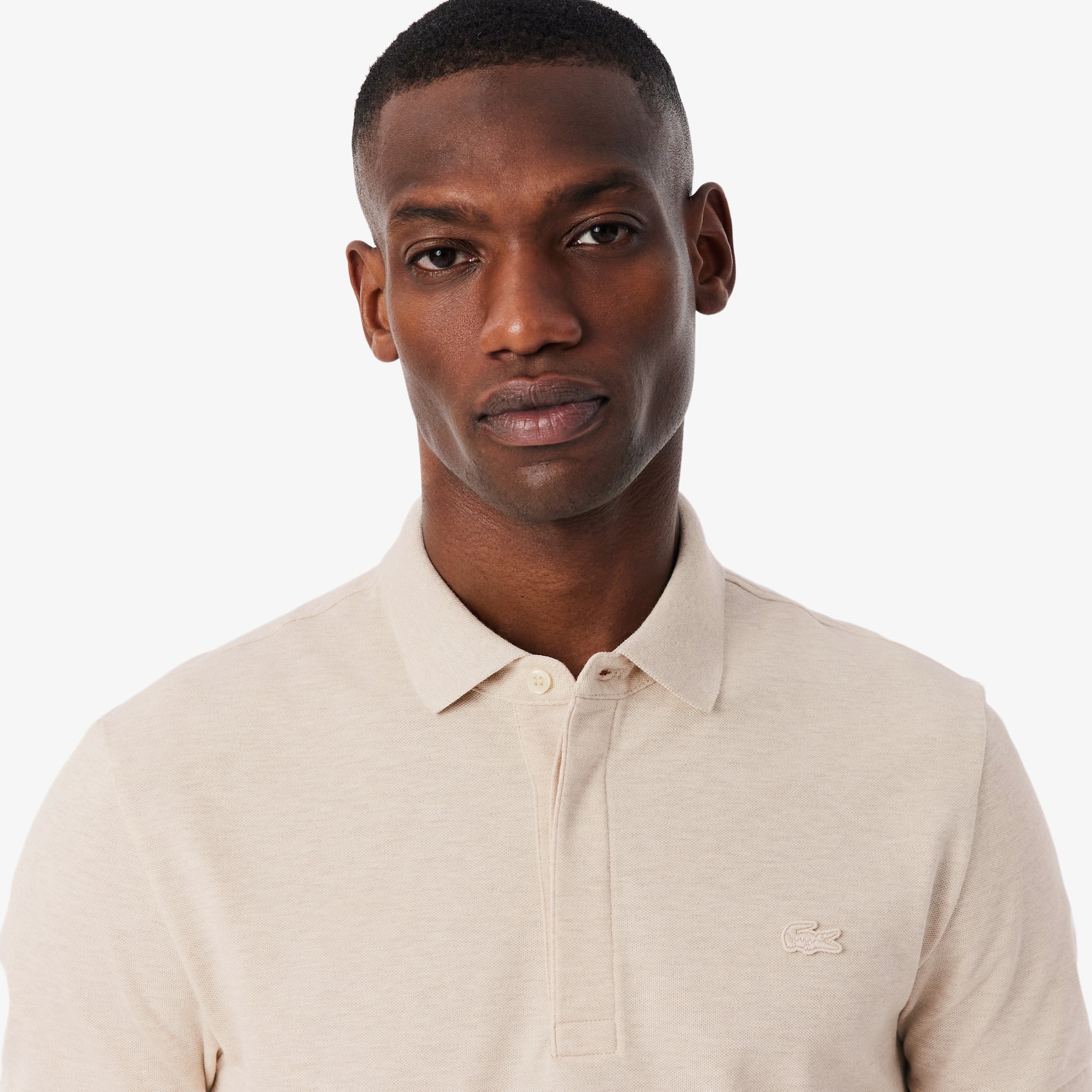 Men's Lacoste Paris Polo Shirt Regular Fit Stretch Cotton Piqu&eacute; image number 1