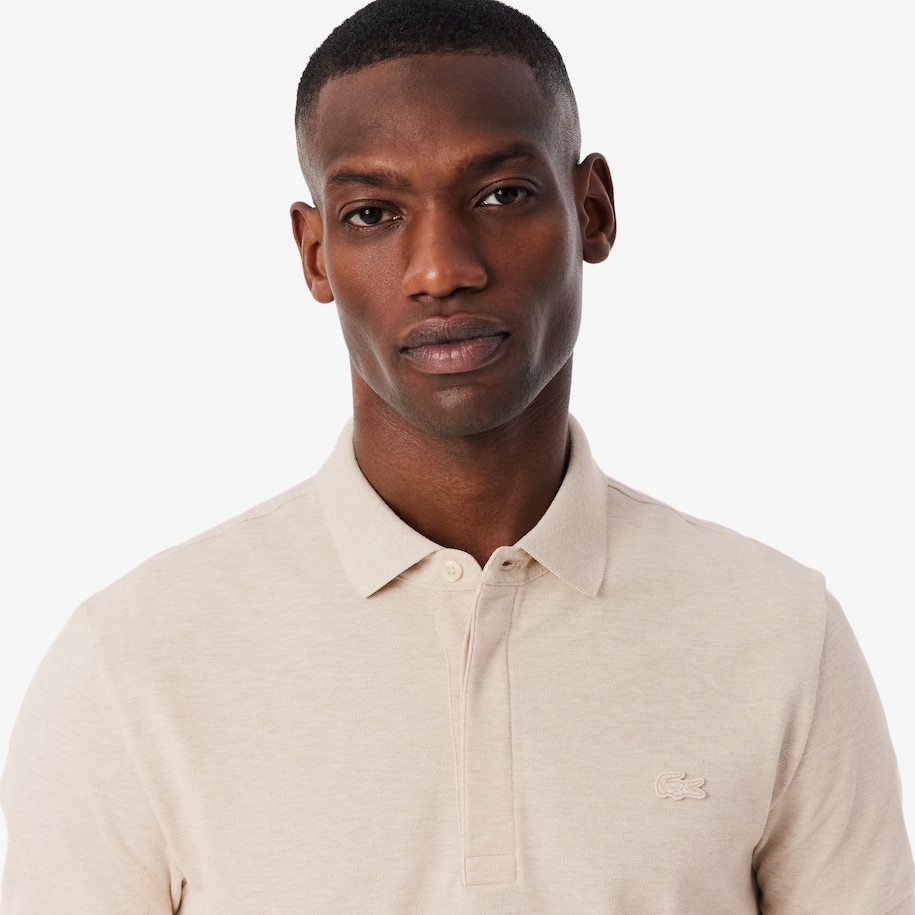 Men's Lacoste Paris Polo Shirt Regular Fit Stretch Cotton Piqu&eacute; image number 1