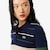 French Made Striped Polo Collar Sweater image number 1